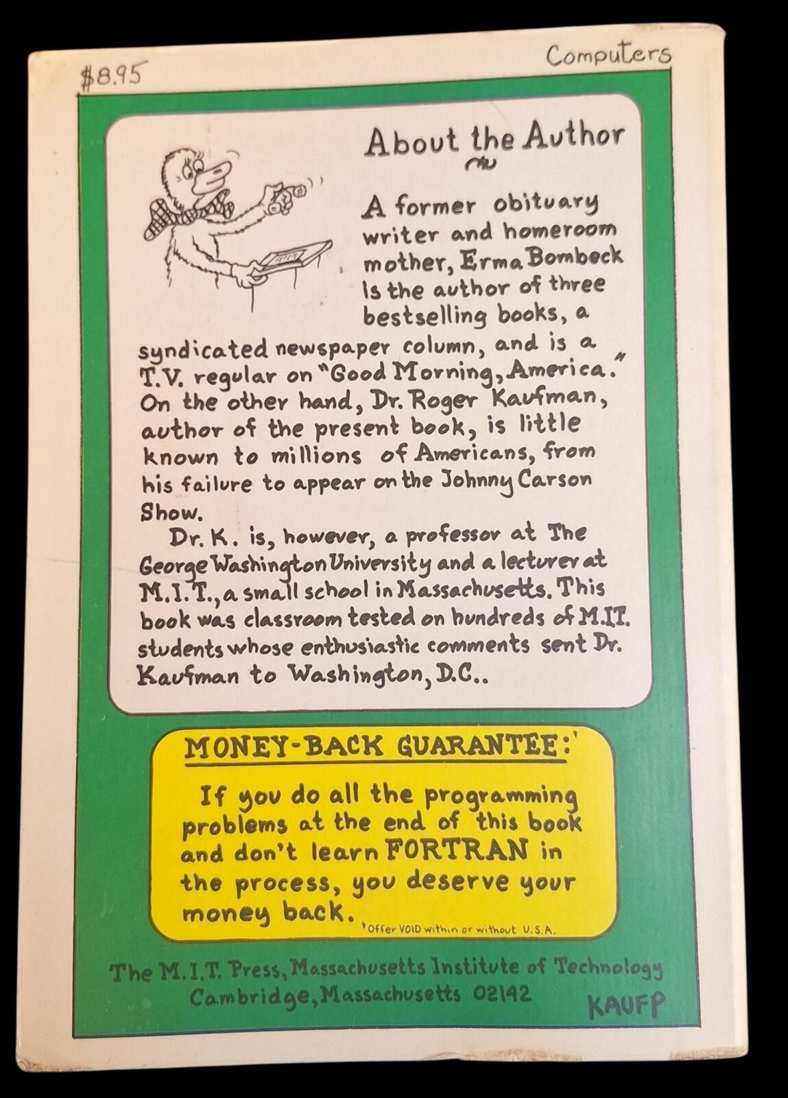 Other A Fortran Coloring Book" by Dr. Roger Emanuel Kaufman Size ONE SIZE - 2 Thumbnail