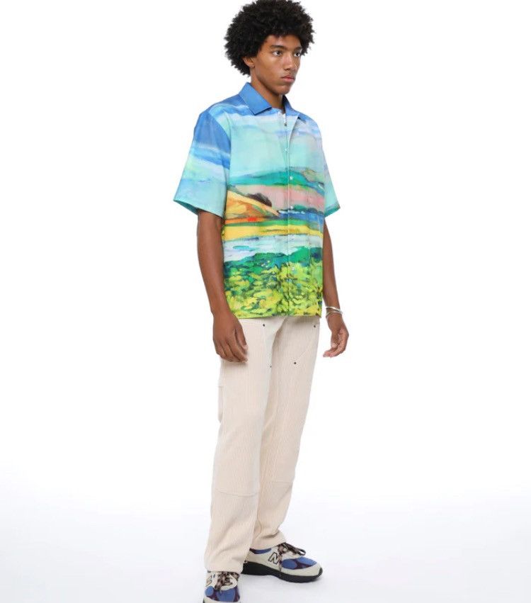 YITAI Yatai Los Angeles Designer Malibu Canyon Tencel Shirt Size M Size US M / EU 48-50 / 2 - 9 Thumbnail