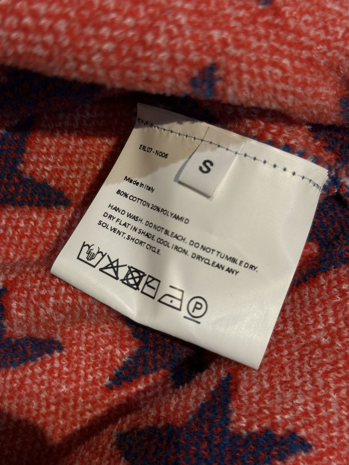 ERL ERL mock-neck intarsia-knit Blue Star jumper Sweater Size US S / EU 44-46 / 1 - 6 Thumbnail