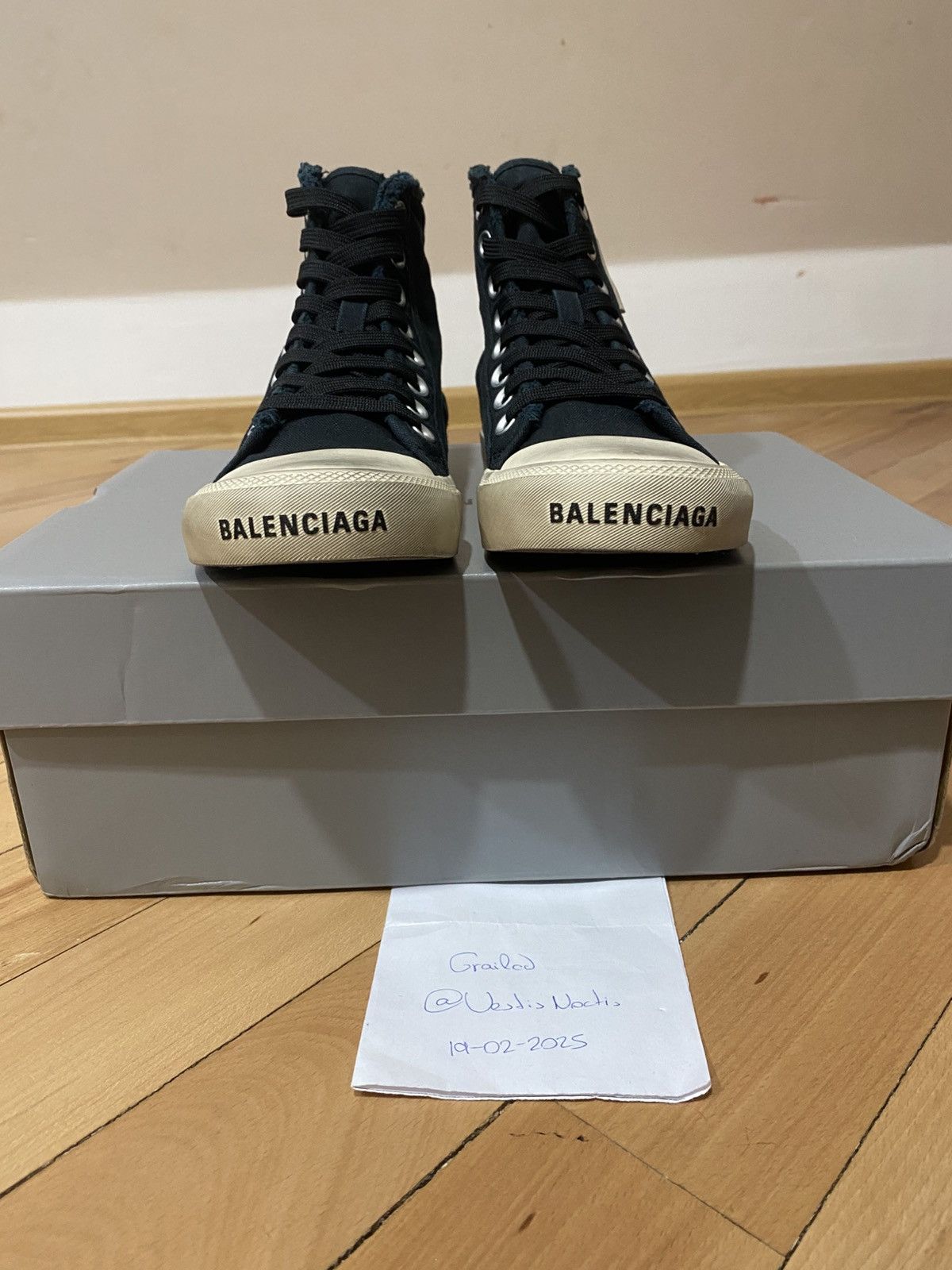 Balenciaga BALENCIAGA Paris High Tops Size US 5 / IT 35 - 3 Thumbnail