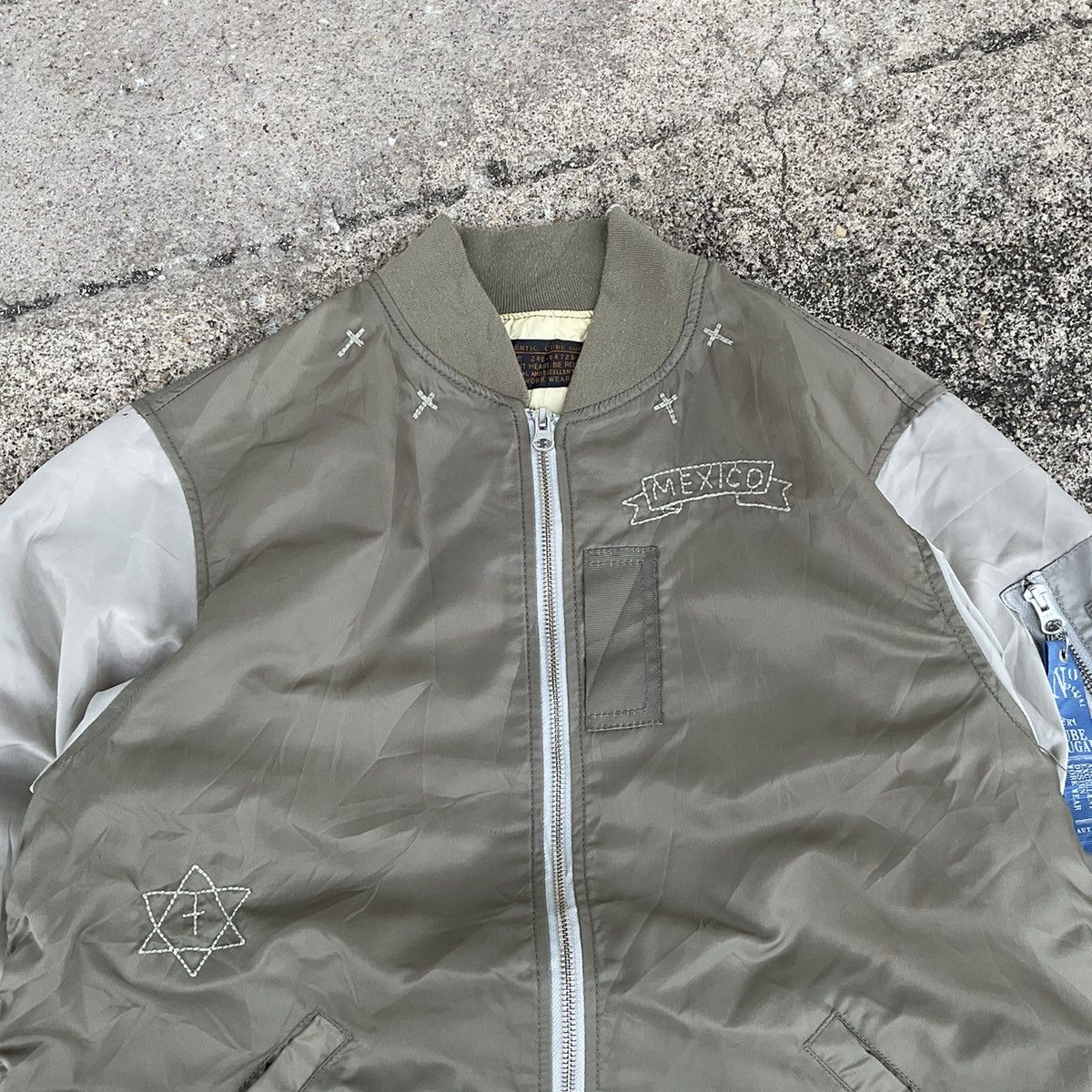 Japanese Brand × Sugar Vintage AUTHENTIC CUBE SUGAR Bomber Jacket Size US XS / EU 42 / 0 - 3 Thumbnail
