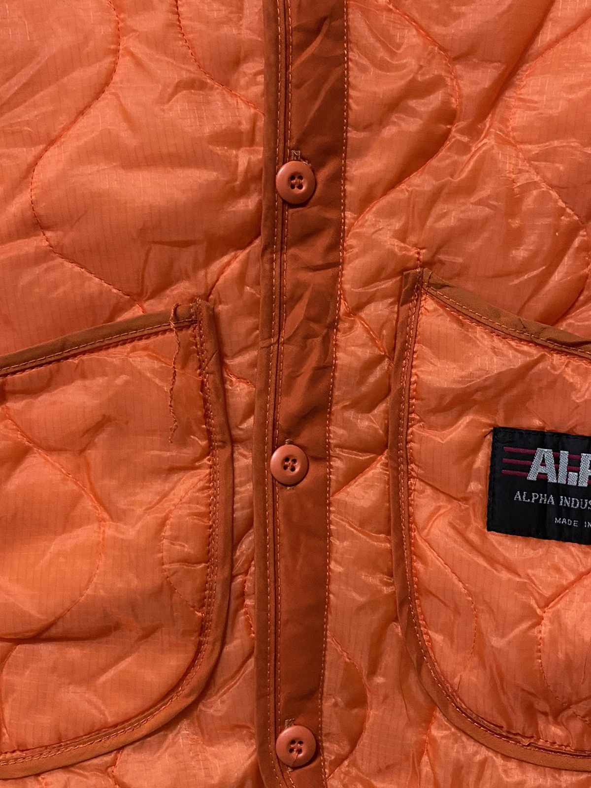 Alpha Industries × Vintage Vintage Alpha Industry Inc light Bomber Jacket Size US M / EU 48-50 / 2 - 4 Thumbnail