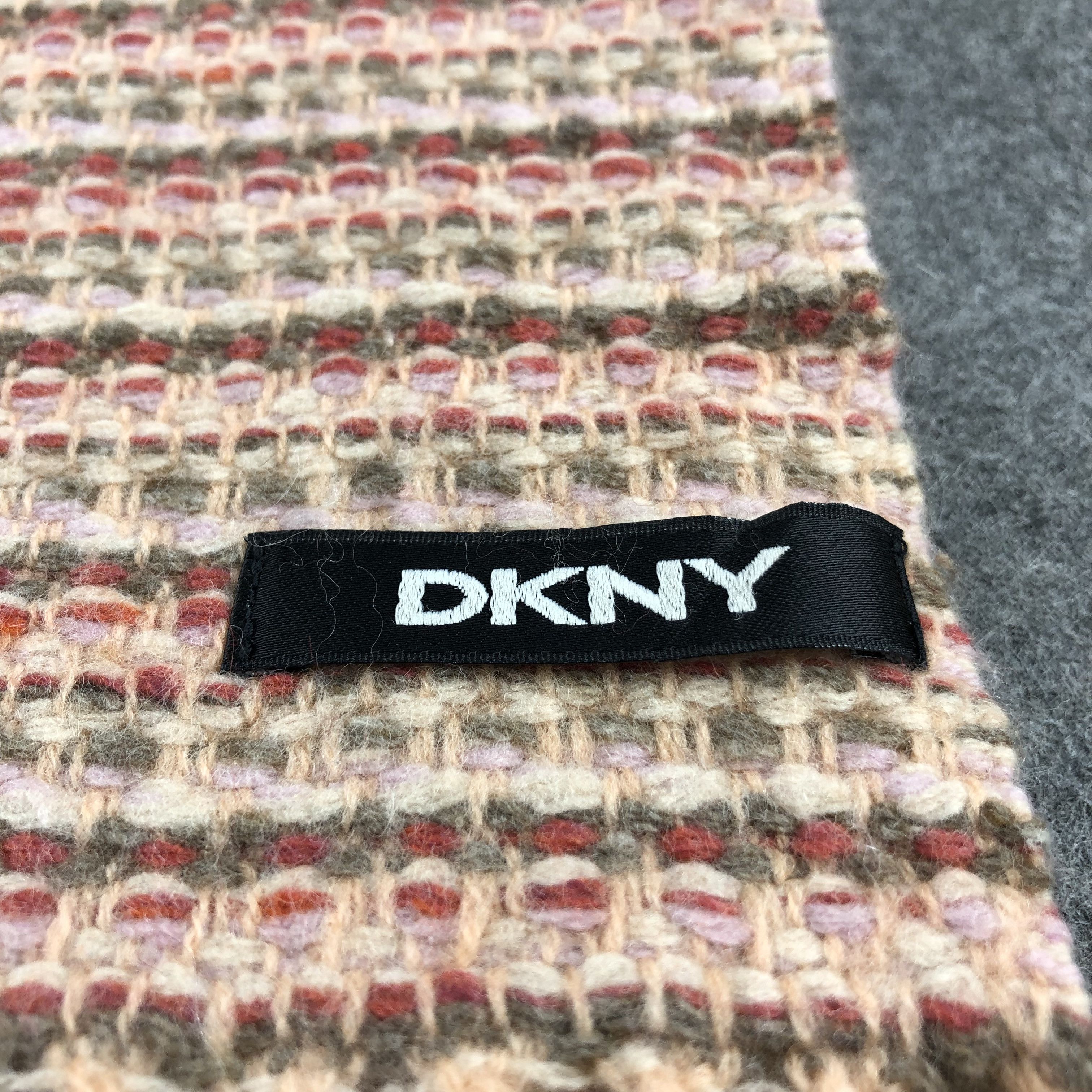 DKNY DKNY Wool Scarf Muffler V877 Size ONE SIZE - 4 Thumbnail