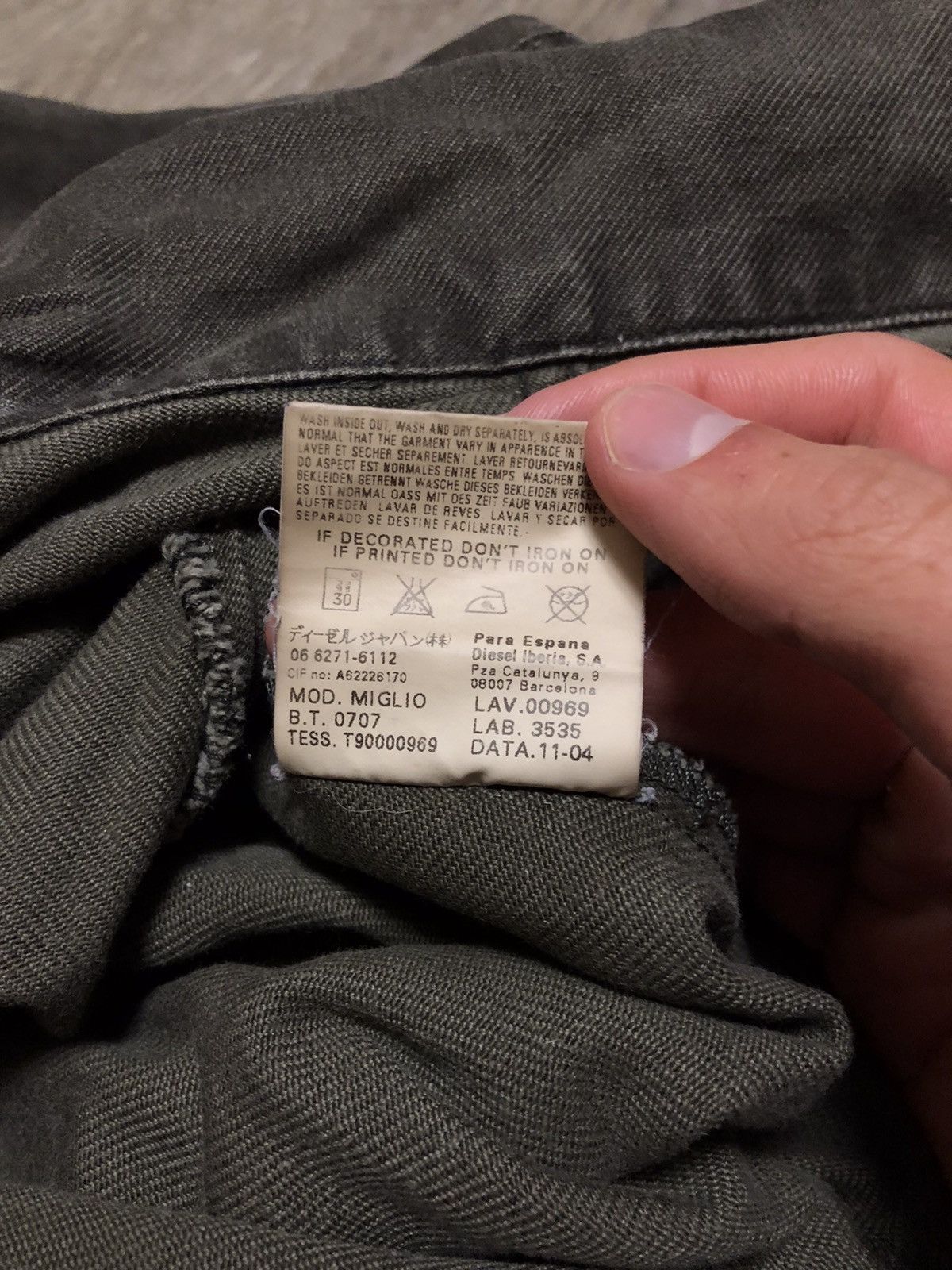 Diesel × Vintage Vintage Diesel Jeans Coat Size M / US 6-8 / IT 42-44 - 12 Thumbnail