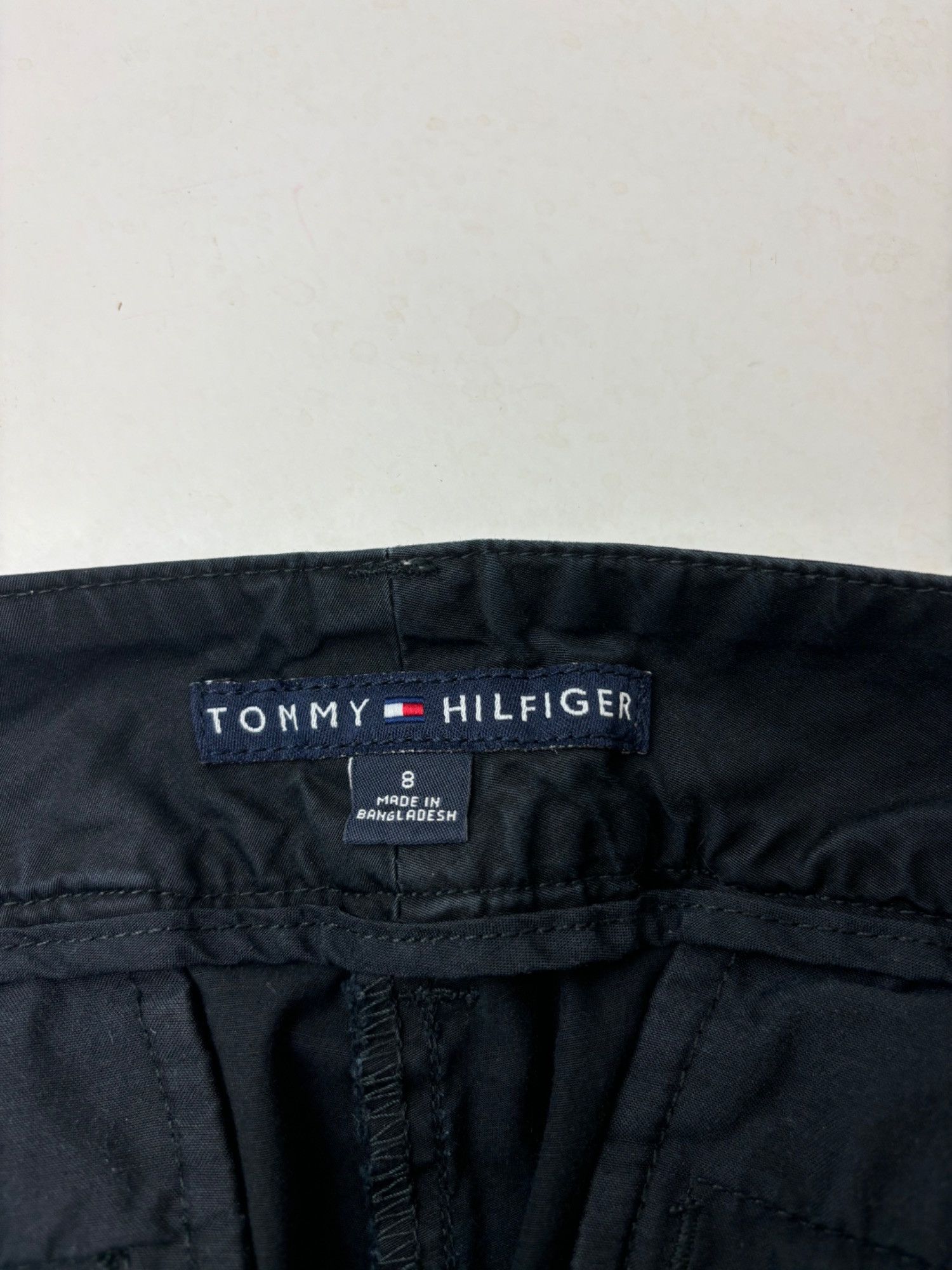 Tommy Hilfiger 8 Y2k Tommy Hilfiger Black Shorts Size 30" / US 8 / IT 44 - 3 Thumbnail