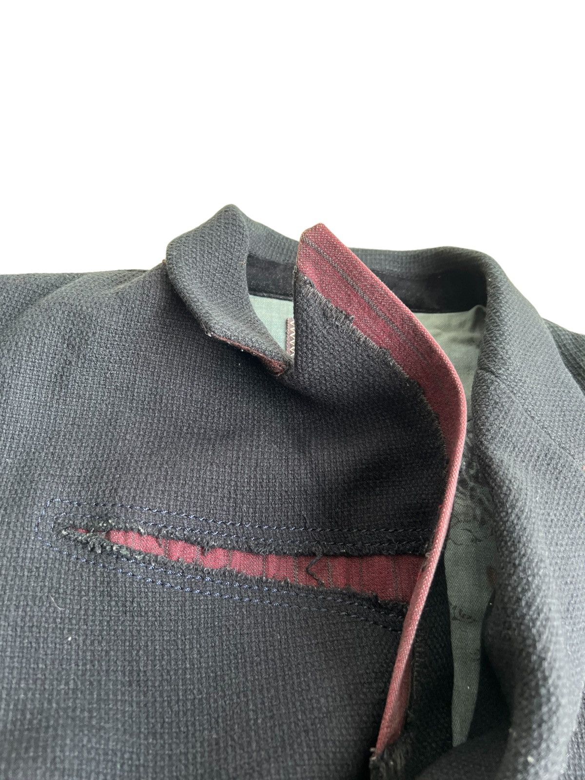 If Six Was Nine 1990s MFG Overprinted Witch Double Breast Biker Jacket Size US M / EU 48-50 / 2 - 14 Thumbnail