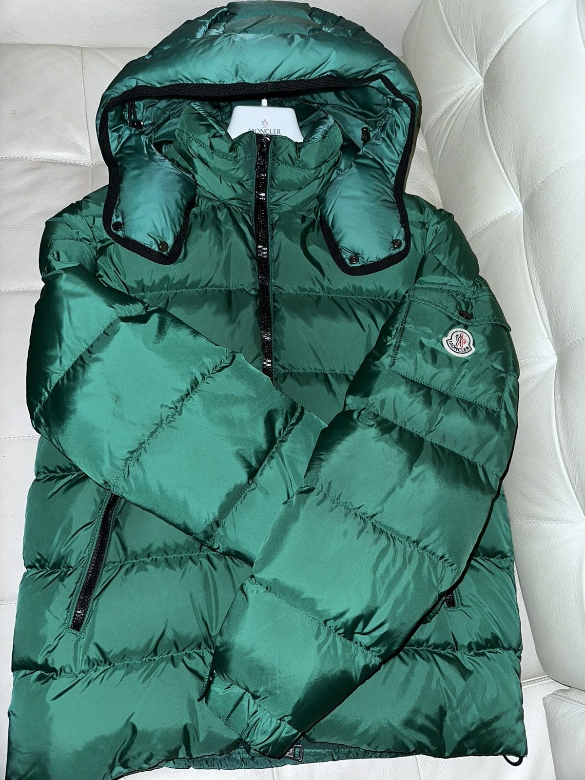Moncler MONCLER SHORT DOWN JACKET (GREEN) Size US L / EU 52-54 / 3 - 1 Thumbnail