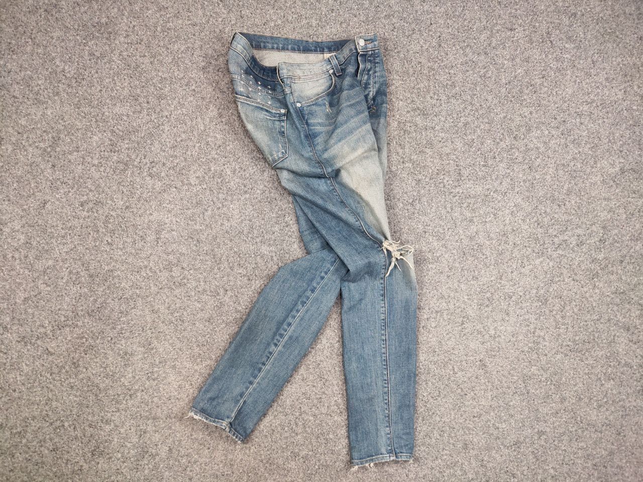 Ksubi Ksubi Design Slim Fit Distressed Denim Jeans Made in USA Size US 31 - 11 Thumbnail