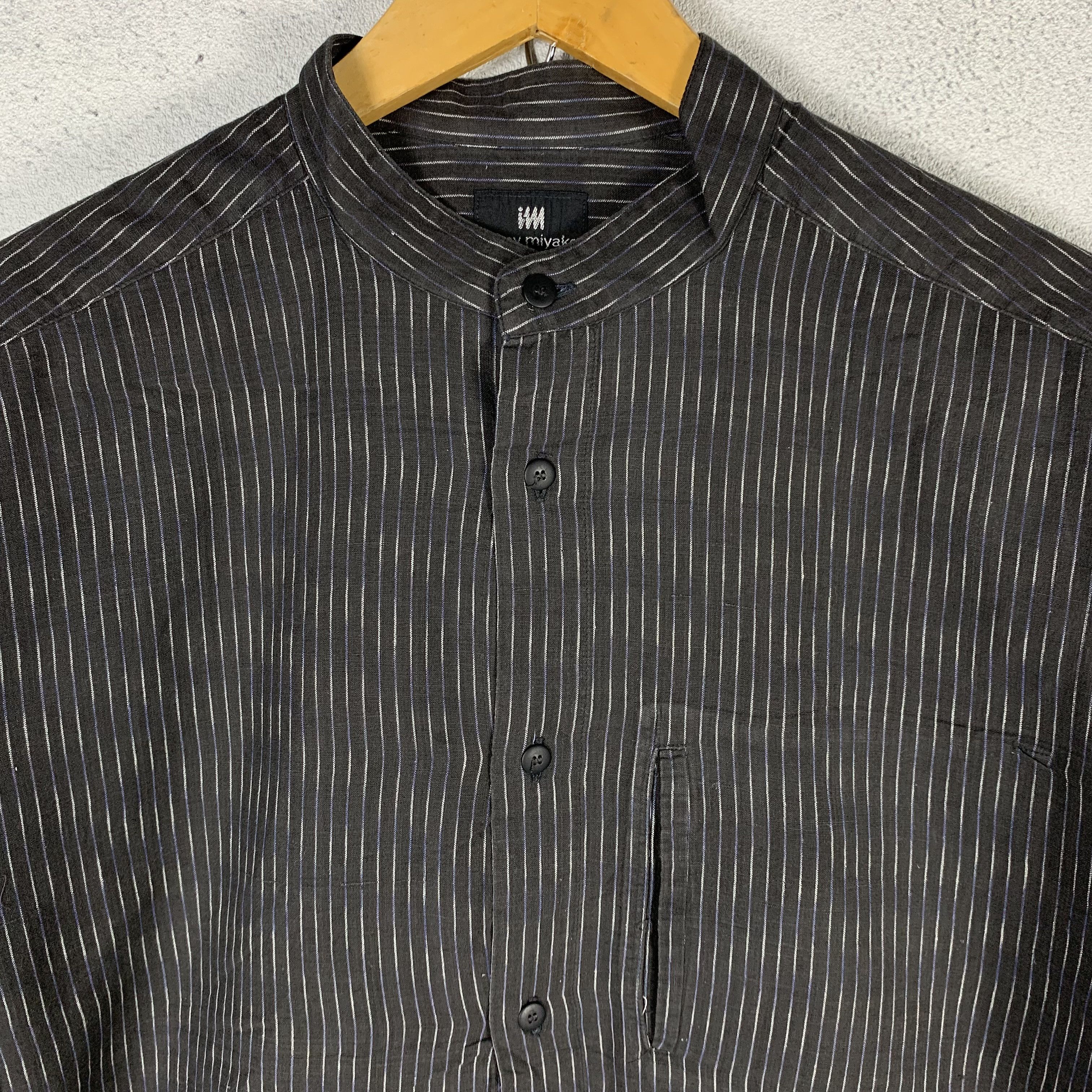 Issey Miyake Issey Miyake Striped Shanghai Shirt Size US M / EU 48-50 / 2 - 4 Thumbnail