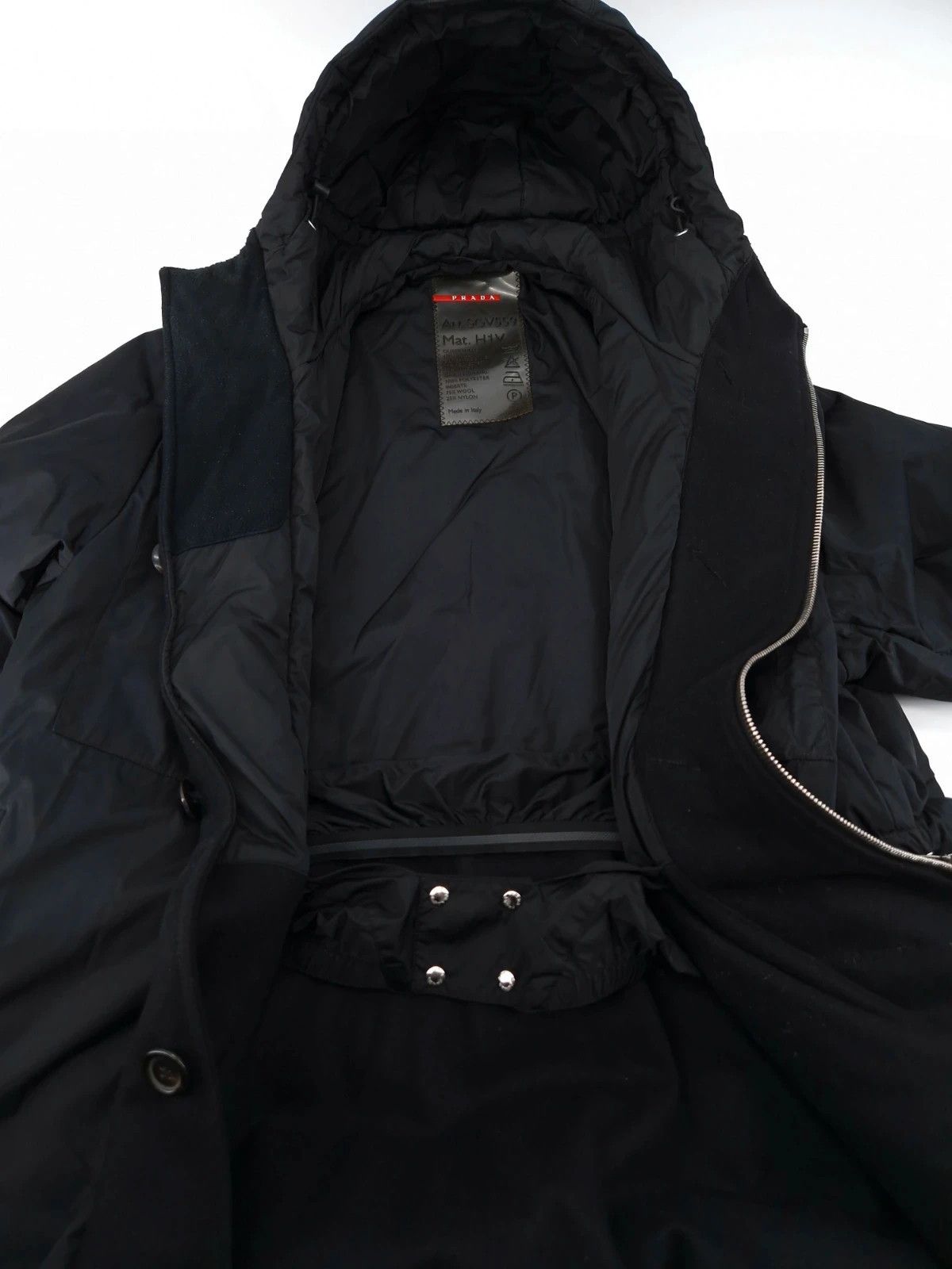 Prada Military Padded Coat Size US L / EU 52-54 / 3 - 7 Thumbnail