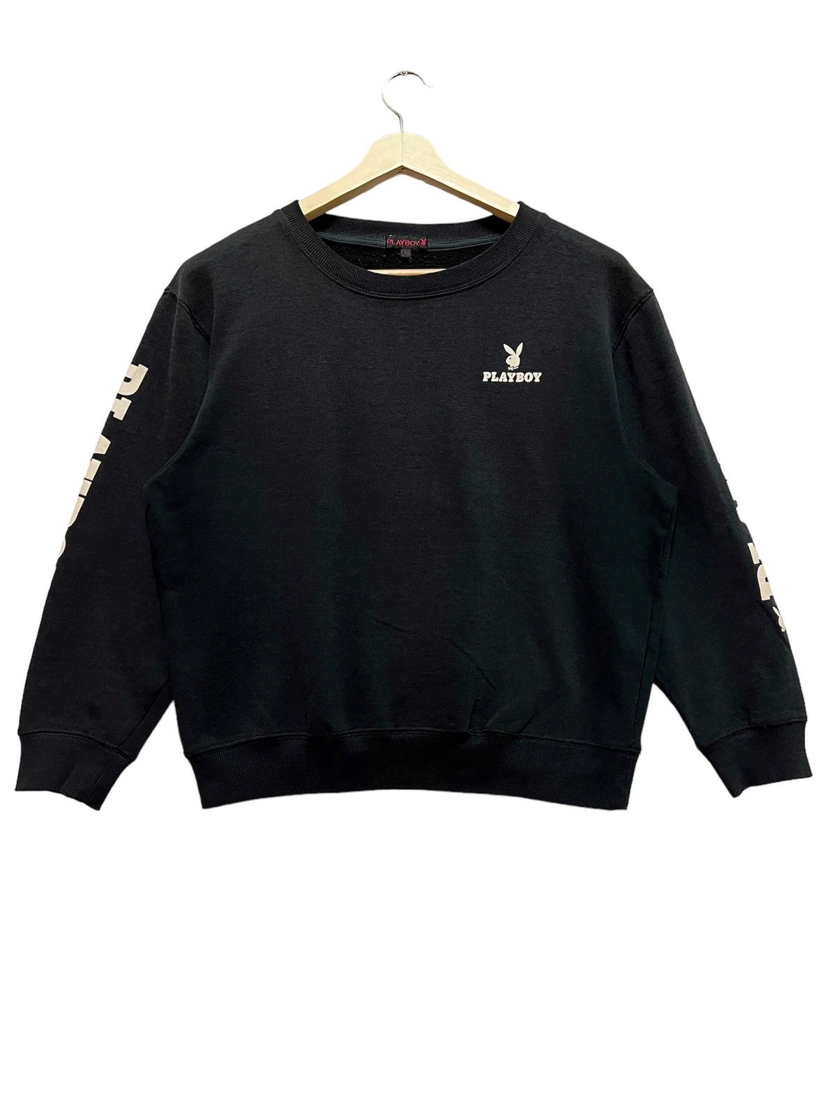 Playboy × Vintage Vintage 90s PLAYBOY Big Logo Crewneck Sweatshirt Size L Size US L / EU 52-54 / 3 - 2 Thumbnail