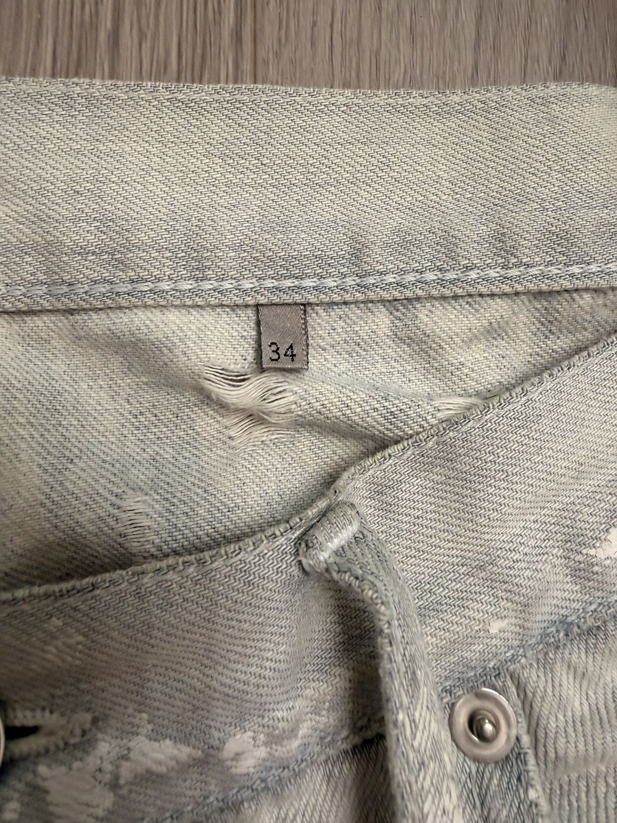 Dior Dior × Hedi Slimane Dior Homme white paint splatter jeans Size US 34 / EU 50 - 5 Thumbnail