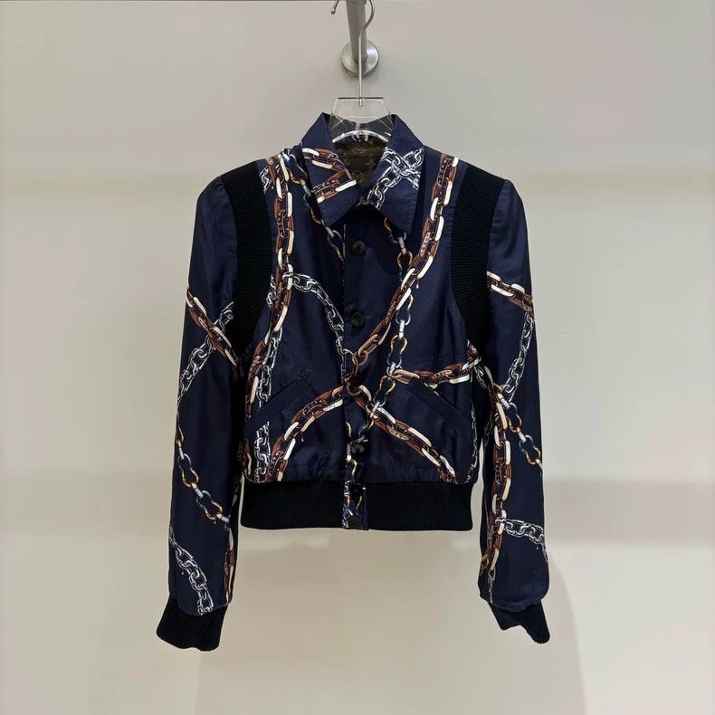 Louis Vuitton Louis Vuitton Contrasting Mulberry Silk Old-print Chain Re Size XS / US 0-2 / IT 36-38 - 4 Thumbnail