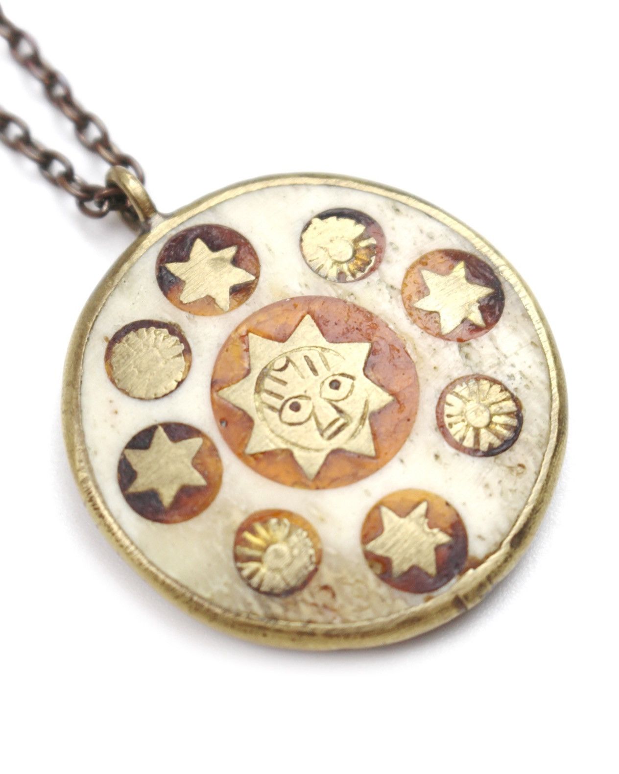 Hysteric Glamour 2000S YIN YANG & TIBETAN SUN REVERSIBLE PENDANT NECKLACE Size ONE SIZE - 5 Thumbnail