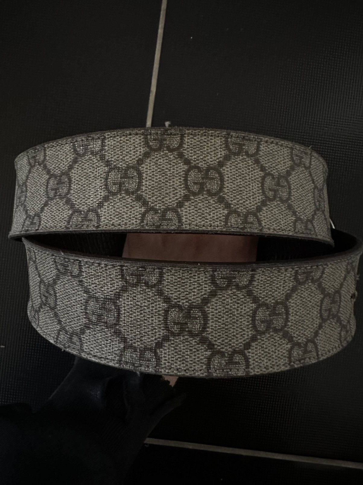Gucci Interlocking logo buckle belt Size 36 - 2 Thumbnail