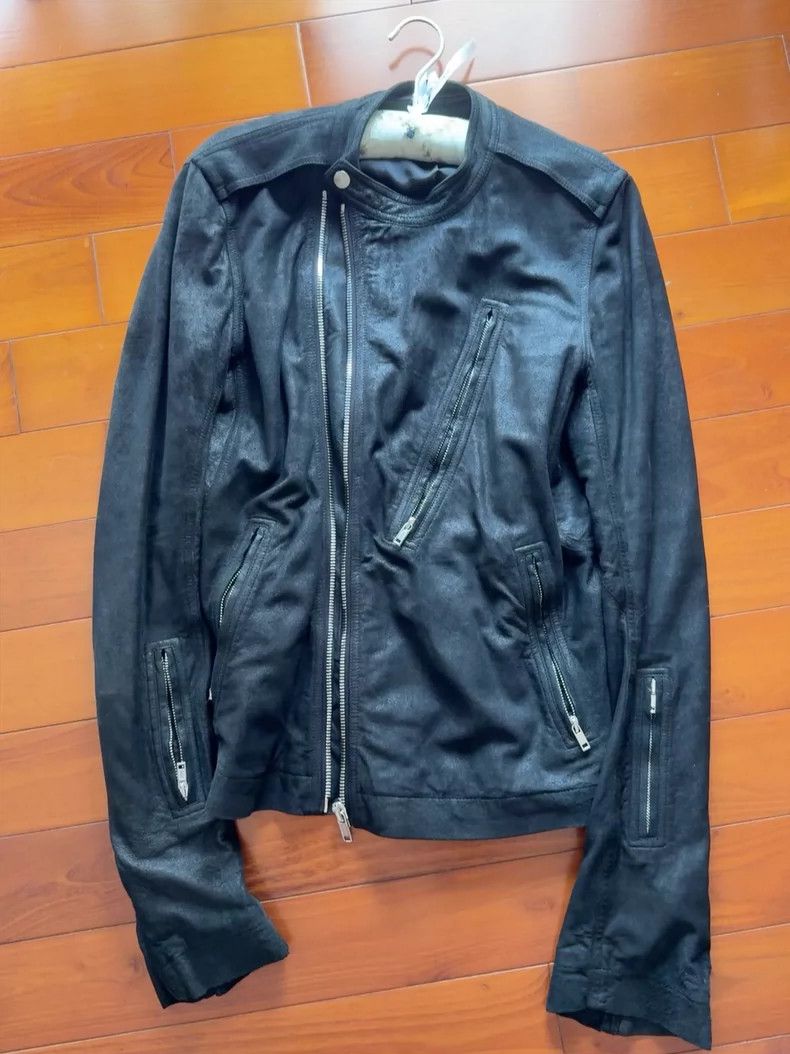 Rick Owens size 38 17 SS Burnt sheepskin fur jacket