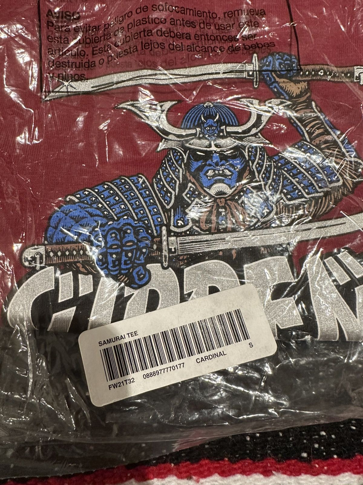 Supreme Samurai Tee Size US S / EU 44-46 / 1 - 2 Thumbnail