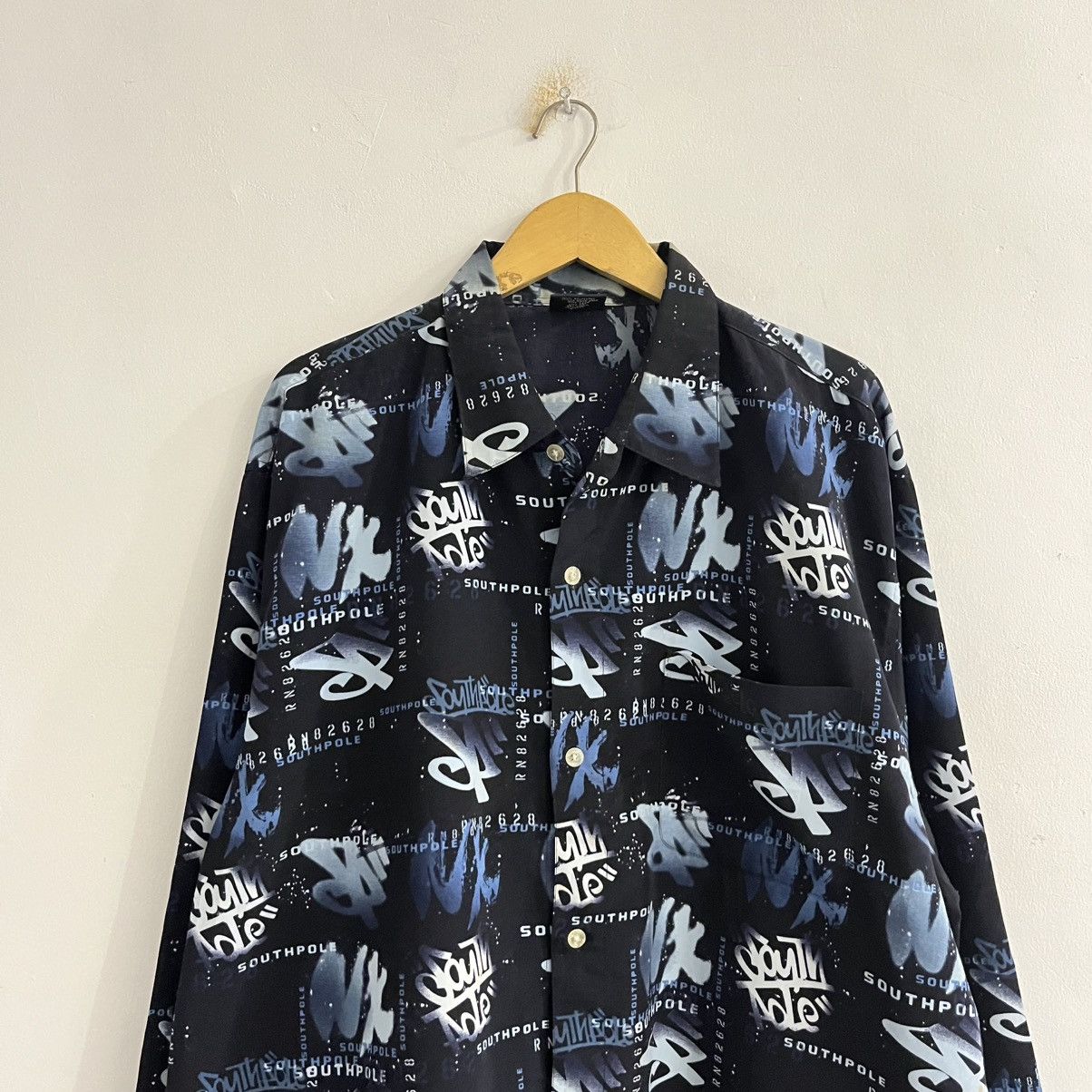 Southpole Southpole Y2K Grafity Button Up Size US XL / EU 56 / 4 - 2 Thumbnail