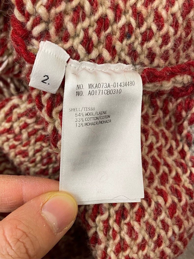 Thom Browne Thom Browne size2 Gray and white blended wool round collar Size US M / EU 48-50 / 2 - 6 Thumbnail