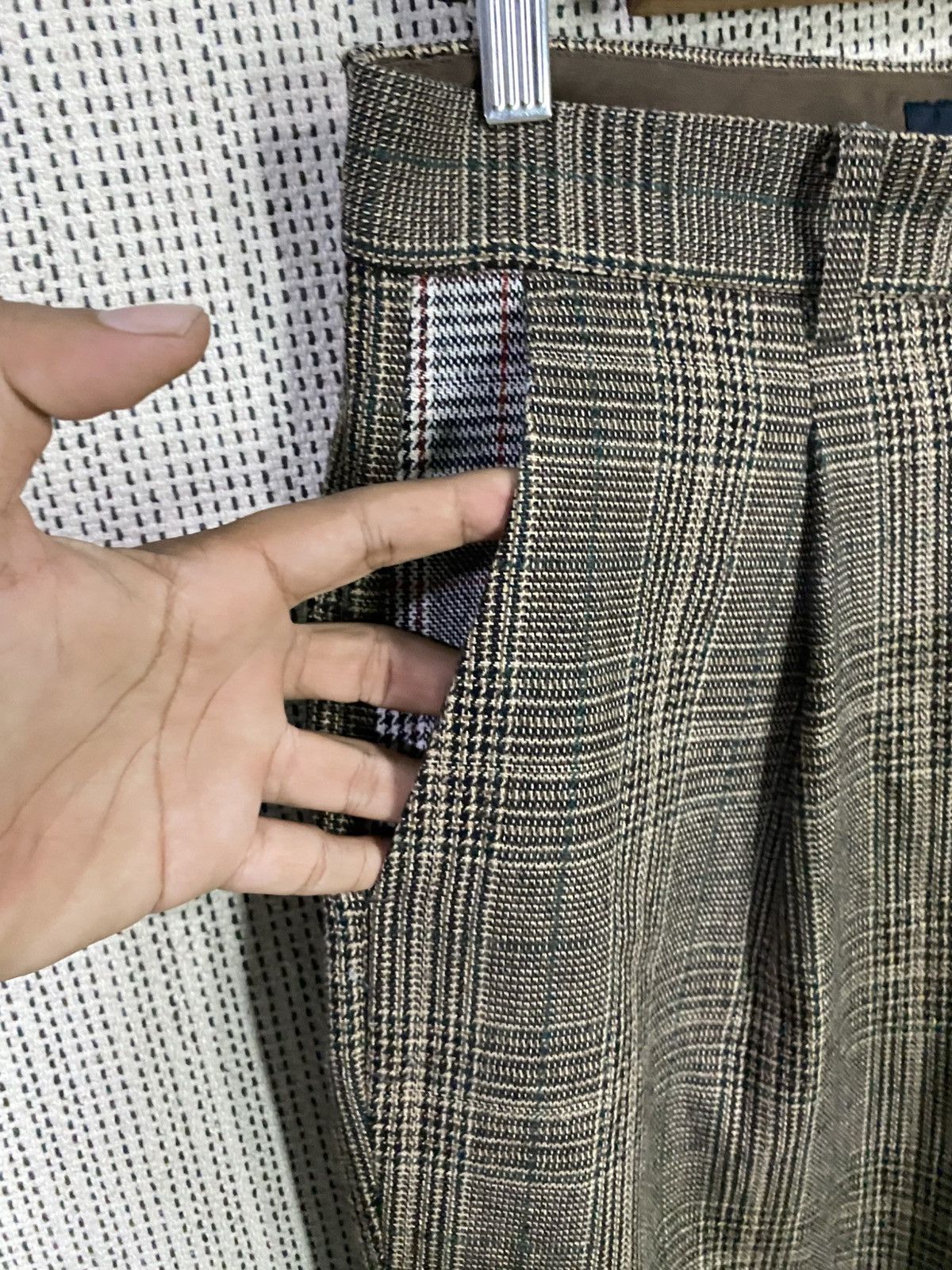 HARE Japanase brand Hare wool patch work style pant nice pattern Size US 30 / EU 46 - 9 Thumbnail