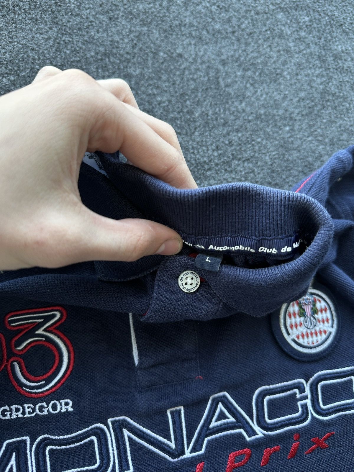 McGregor RACING 🚨 MONACO GRAND PRIX EDITION 73 ACM POLO MEN Size US L / EU 52-54 / 3 - 8 Thumbnail