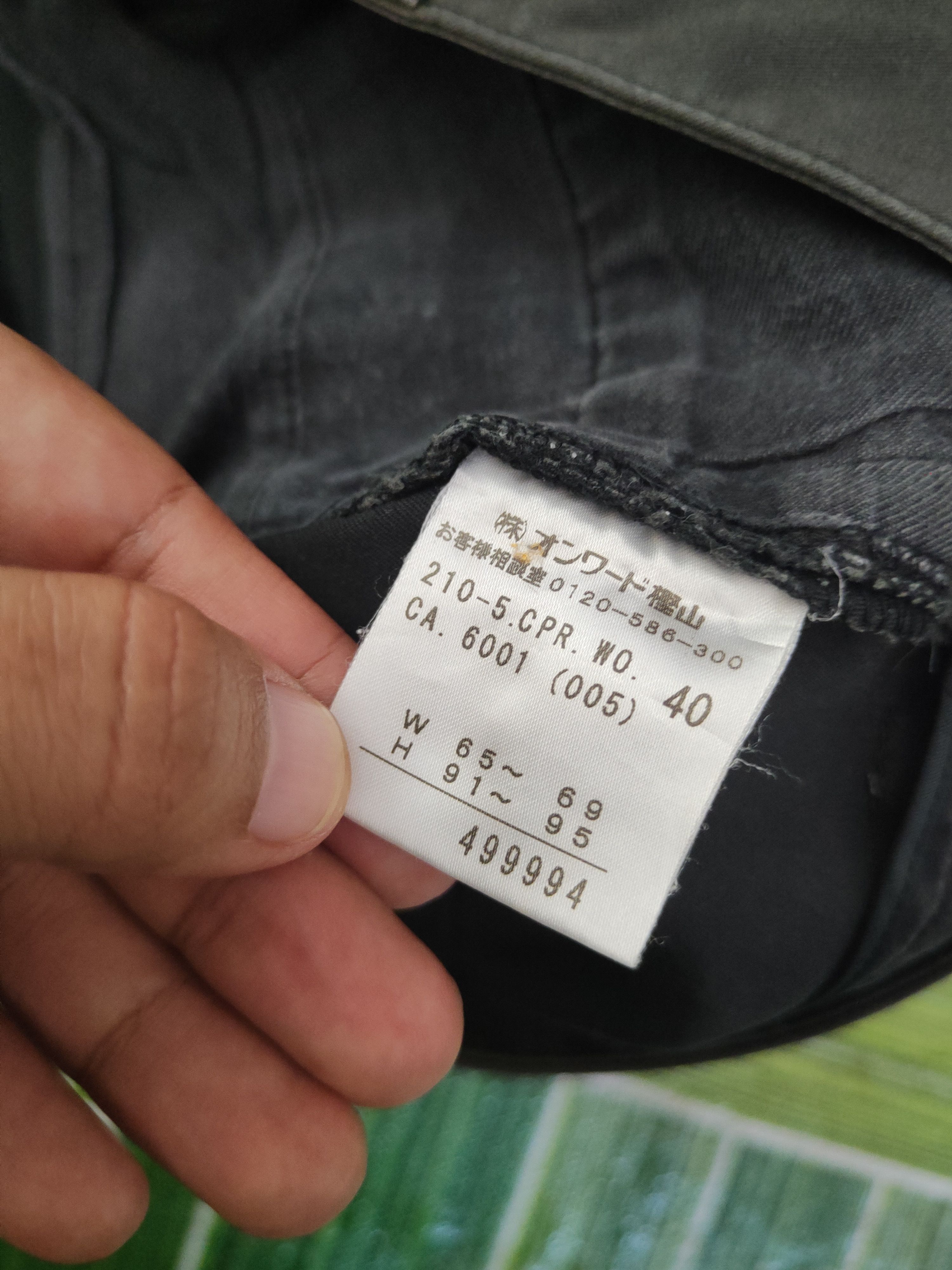 Japanese Brand DL Vingt-trois Black Faded Multipocket Casual Pants #46-309 Size 27" / US 4 / IT 40 - 12 Thumbnail