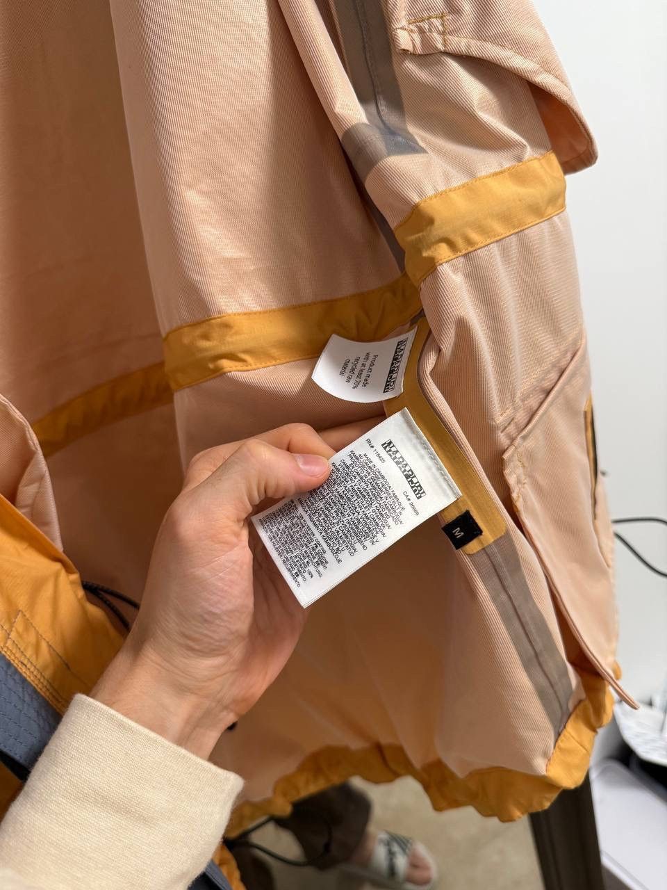 Napapijri Napapijri x Obey Epoch Shell Jacket Beige Oak waterproof Size US M / EU 48-50 / 2 - 8 Thumbnail