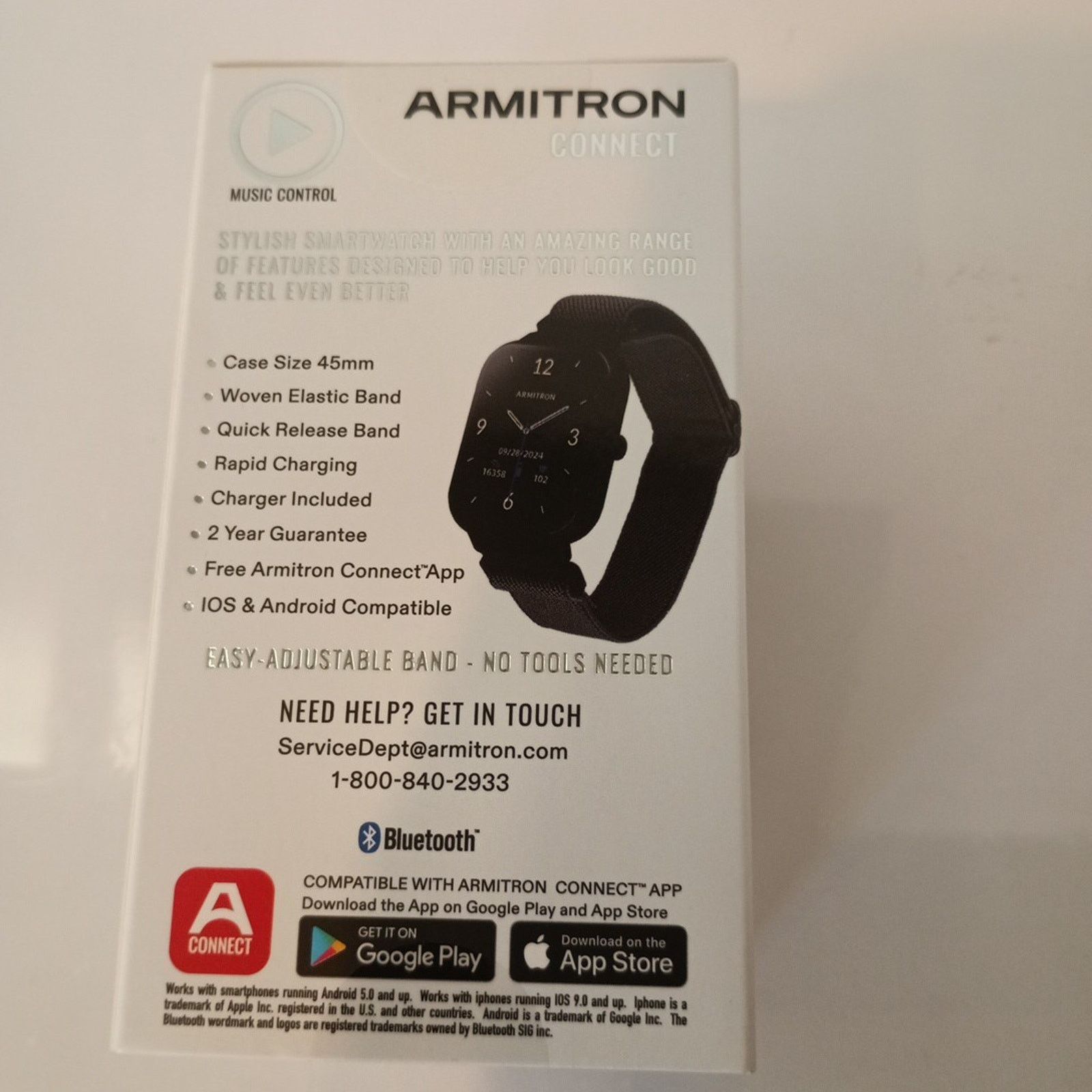 Other Armitron Connect Unisex Eclipse Smartwatch, Grey Elastic Size ONE SIZE - 3 Thumbnail