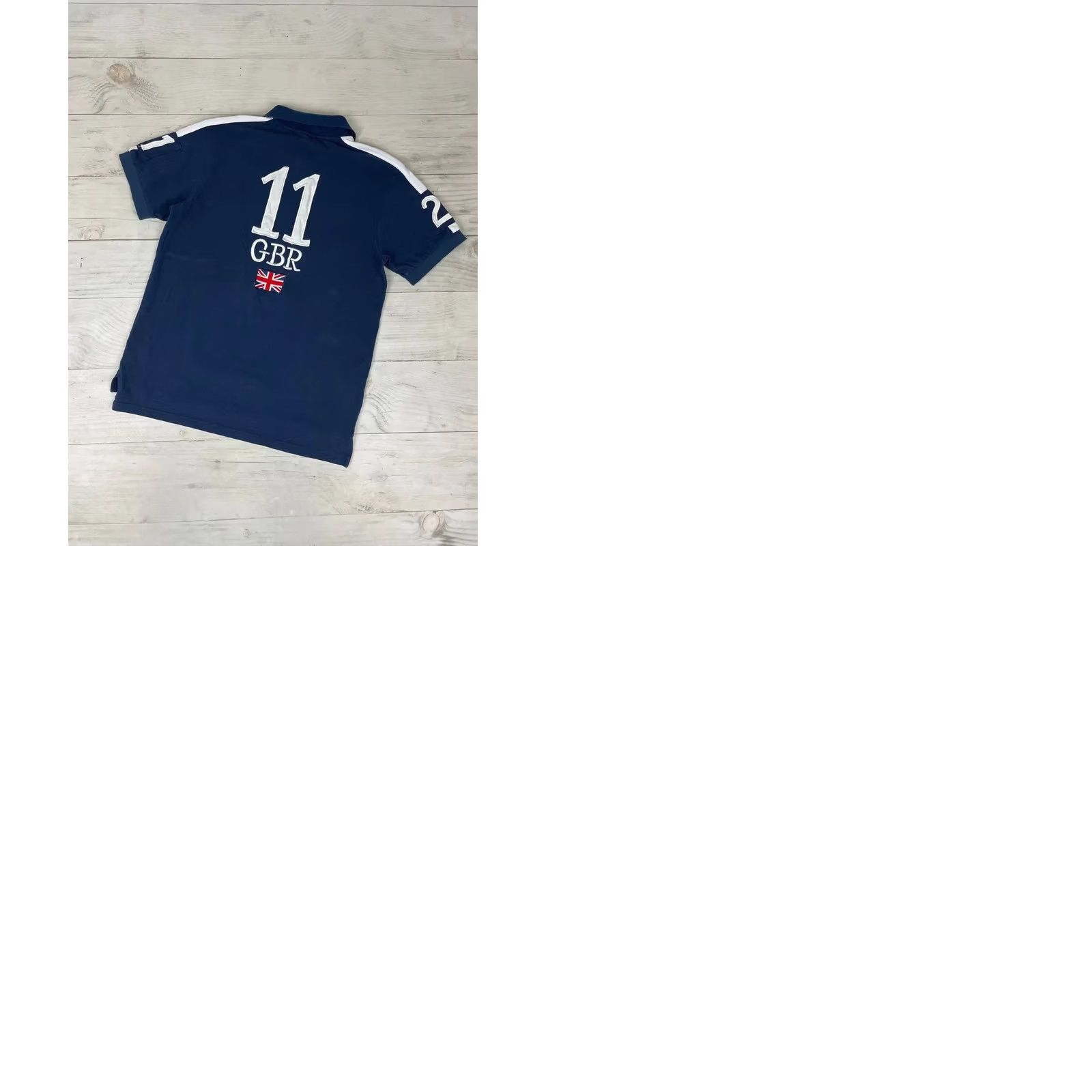 Polo Ralph Lauren VINTAGE Polo Ralph Lauren Great Britain GBR Rugby Polo Shirt Men Sz M Blue Shirt Polo Rugby Mens M Blue GBR Great Britain Logo All Seasons 90s Size US M / EU 48-50 / 2 - 10 Thumbnail