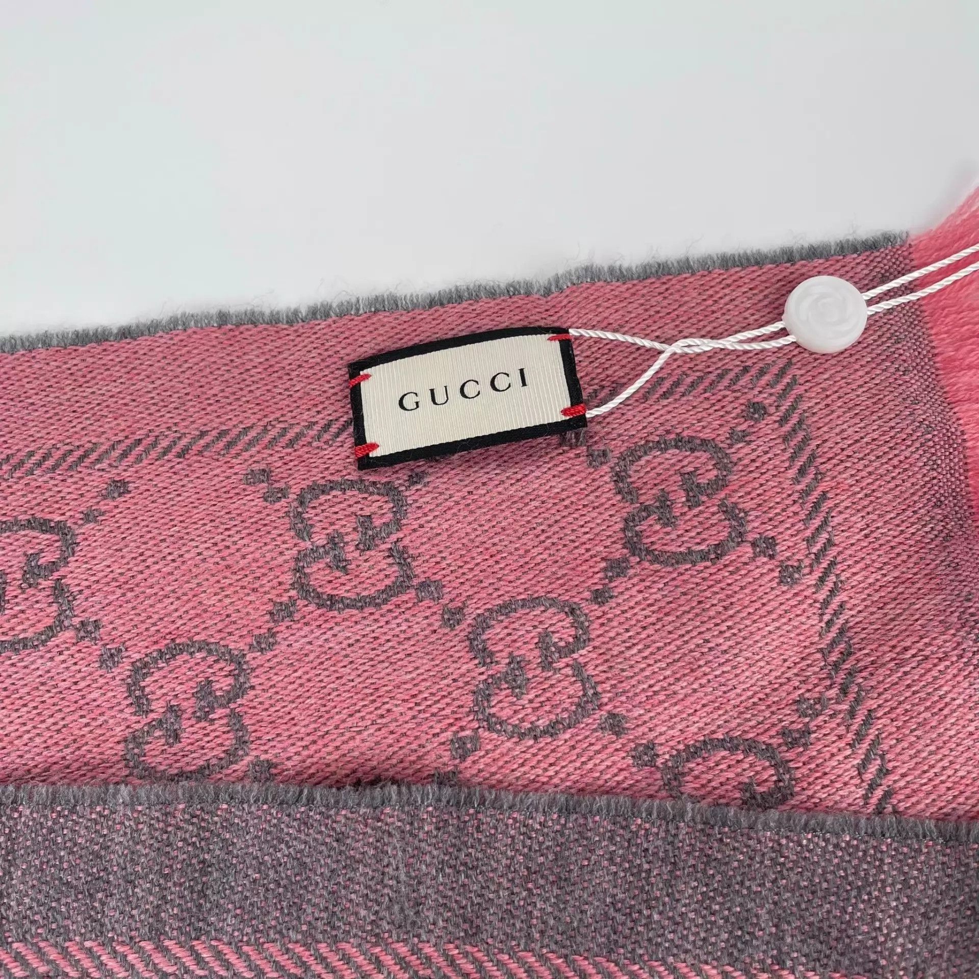 Gucci Gucci All-Over Print Wool Scarf Size ONE SIZE - 3 Thumbnail
