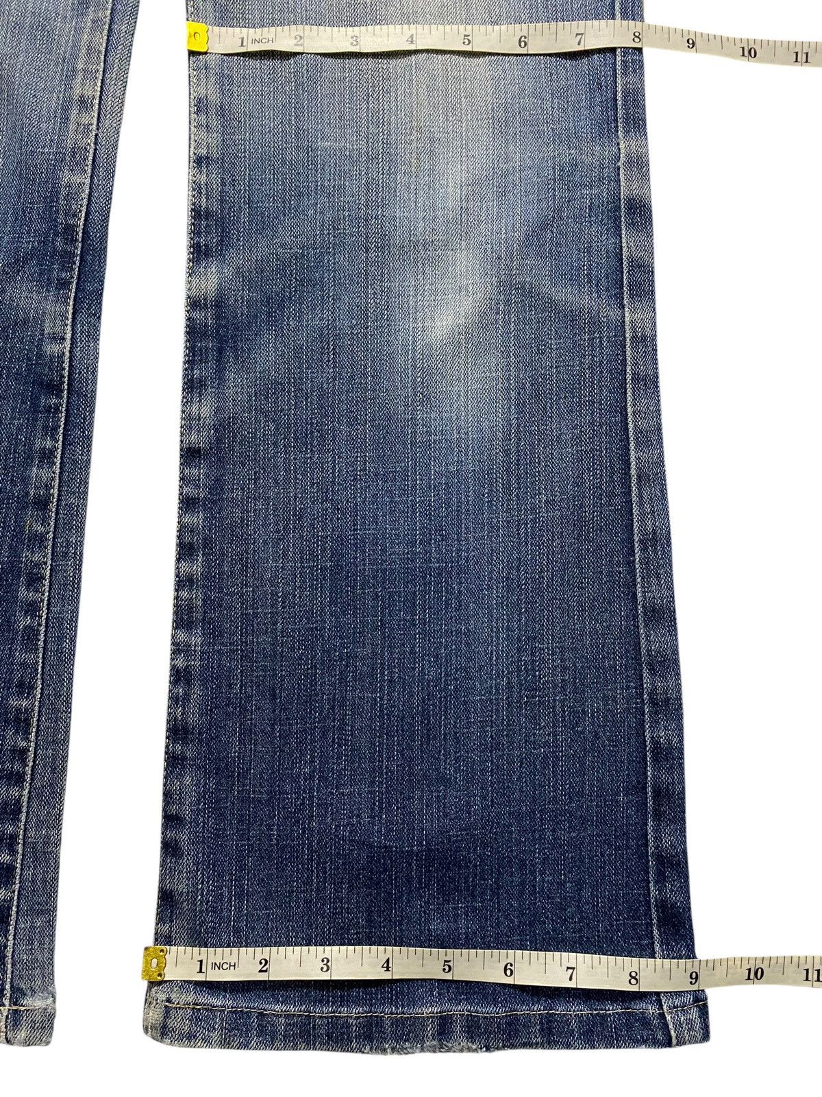 Edwin Vintage Edwin 4002 Distressed Patched Trash Bootcut Jeans Size US 31 - 16 Thumbnail