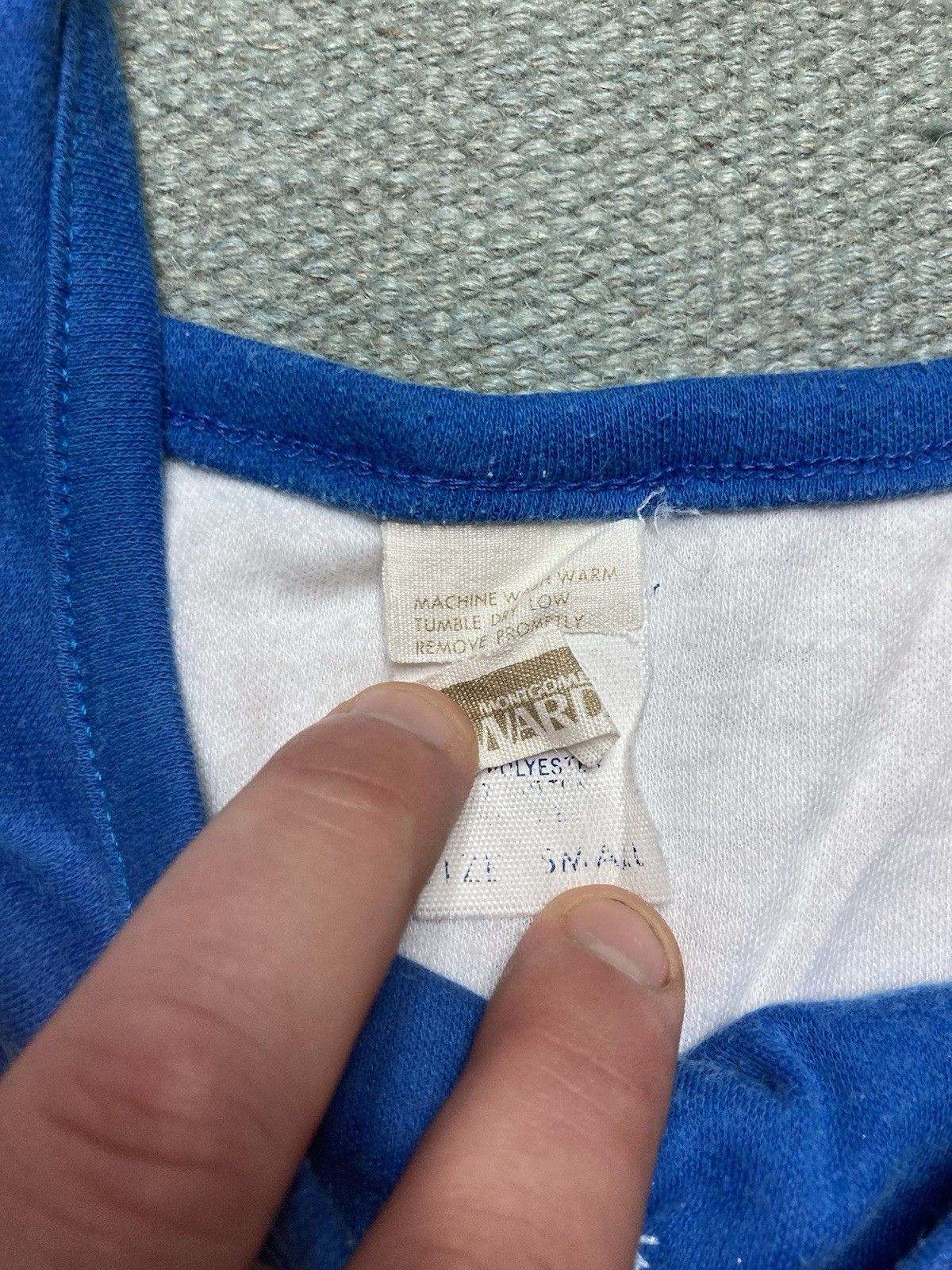 Vintage 70s tank top shirt Montgomery ward striped soft boxy small Size US S / EU 44-46 / 1 - 4 Thumbnail