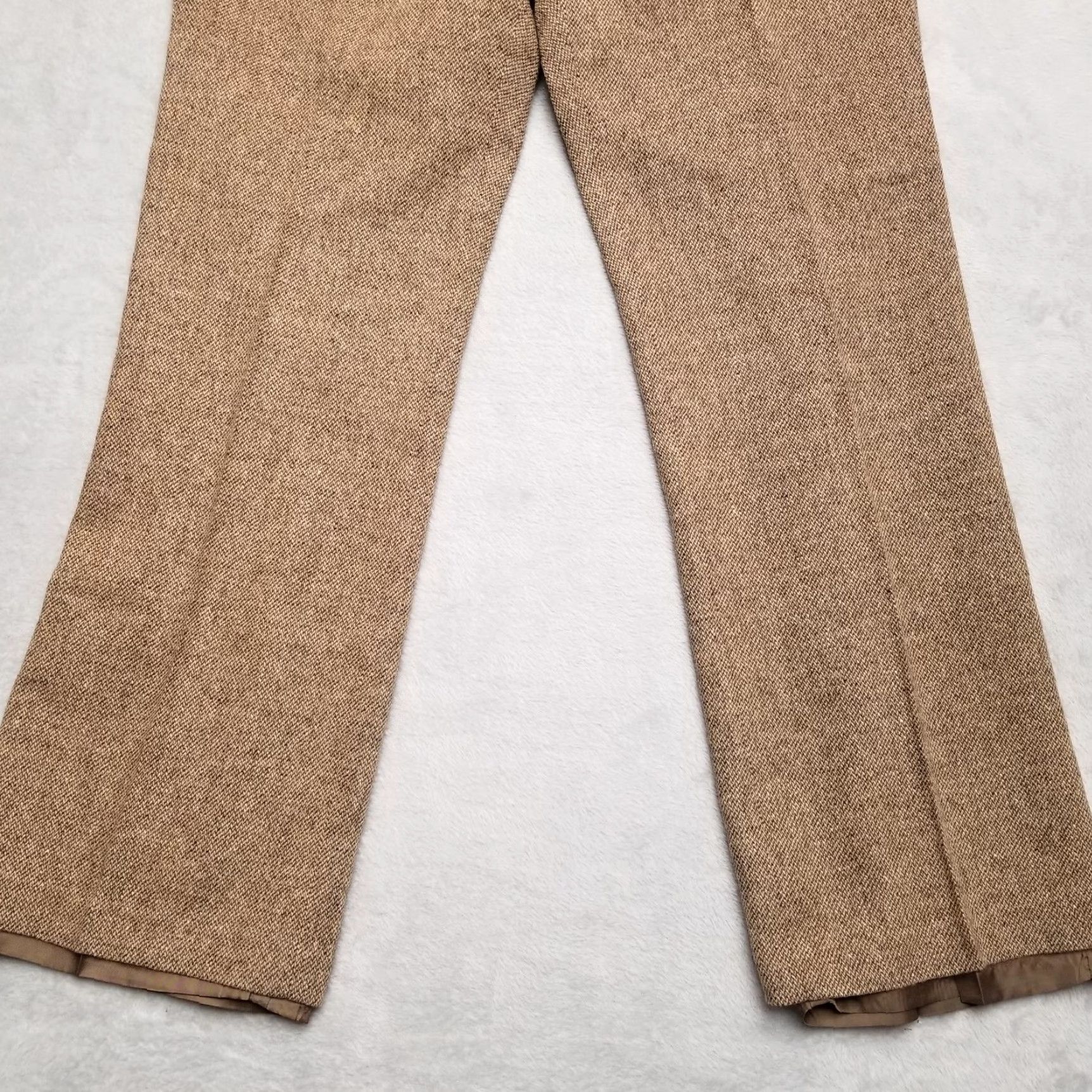 Eddie Bauer VINTAGE Eddie Bauer Pants Womens 12 Brown 89% Wool 100% Polyester Lining Vashon Fit Size 34" / US 12 / IT 48 - 2 Thumbnail