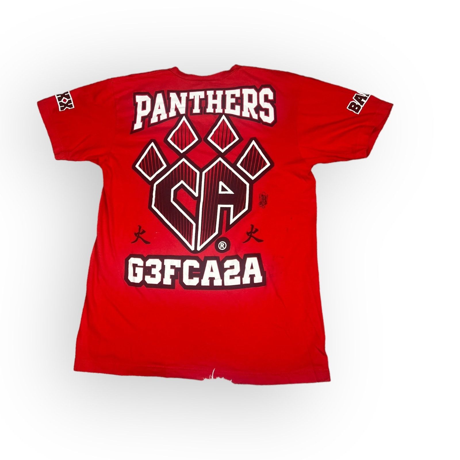 American Apparel What's the Tea Cheer Athletics Panther Vintage T-Shirt Size M / US 6-8 / IT 42-44 - 7 Thumbnail