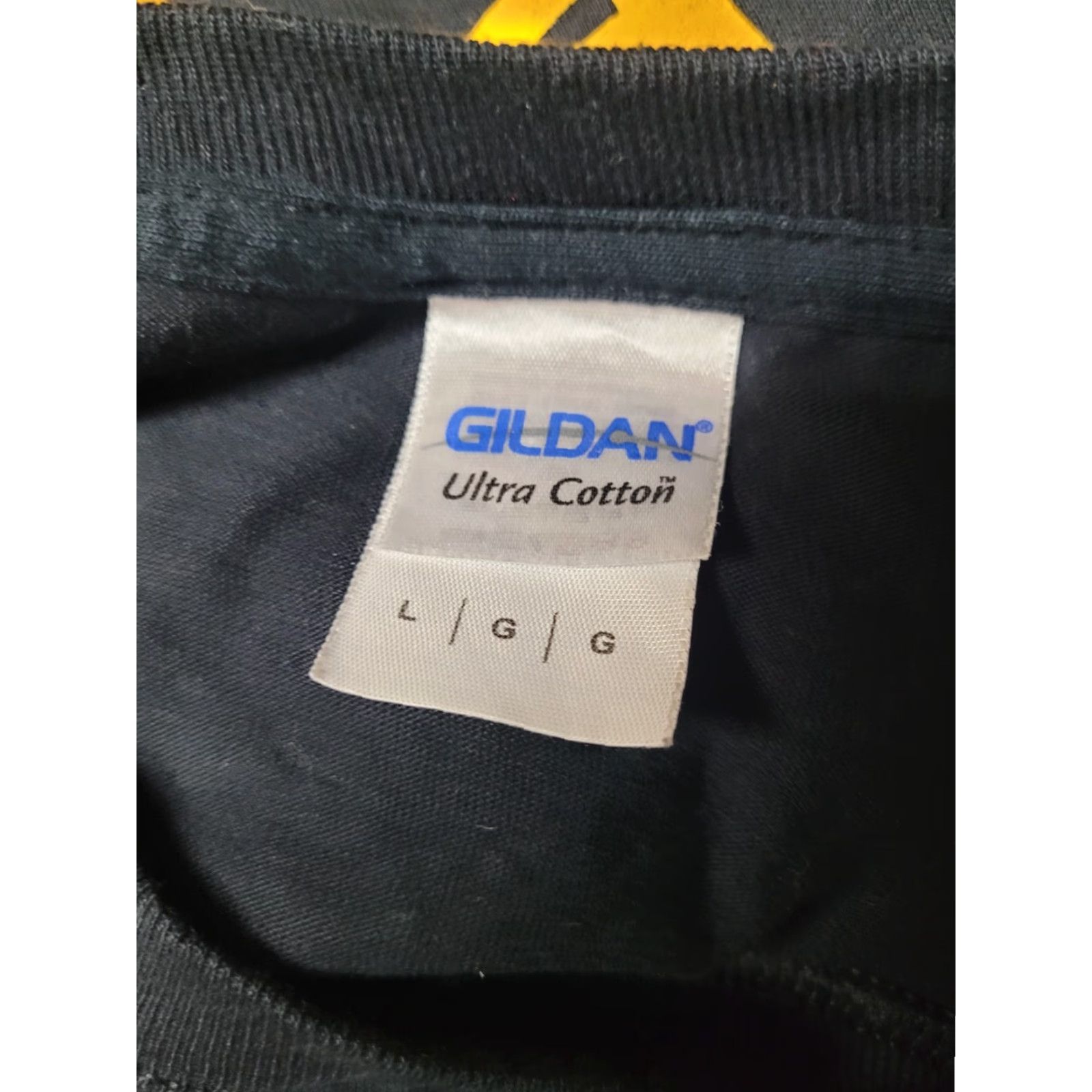 Gildan VINTAGE Motor City Chargers T Shirt L Black Cotton Gildan Logo Football Basketball Detroit Mens Boys 90s Size US L / EU 52-54 / 3 - 4 Thumbnail