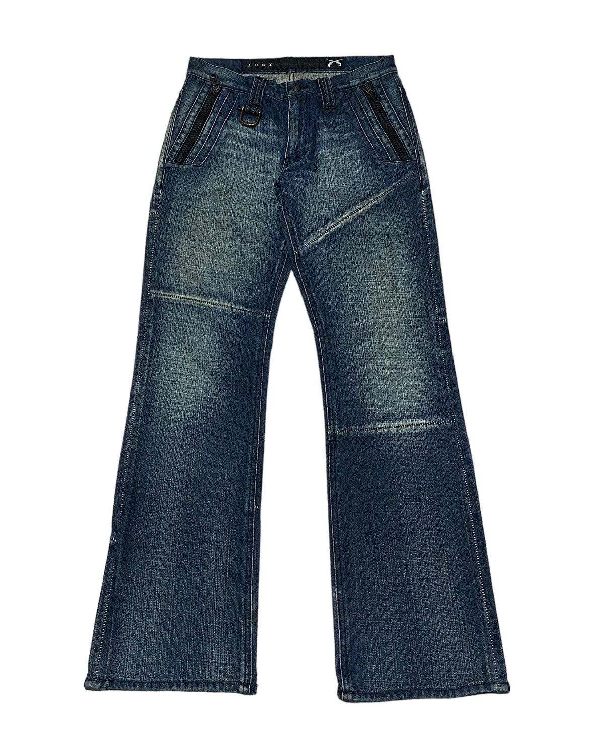 パンツ vintage roar gun design denim jeans vintage roar gun design denim jeans