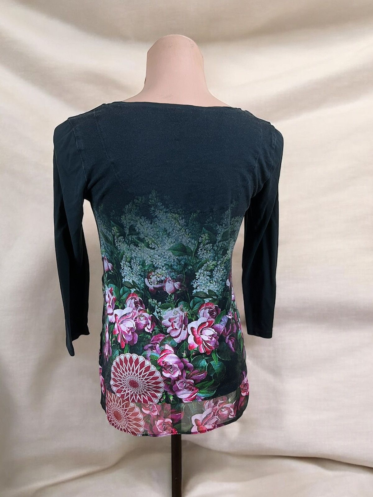Desigual Desigual long sleeve blouse floral design size M Size M / US 6-8 / IT 42-44 - 3 Thumbnail