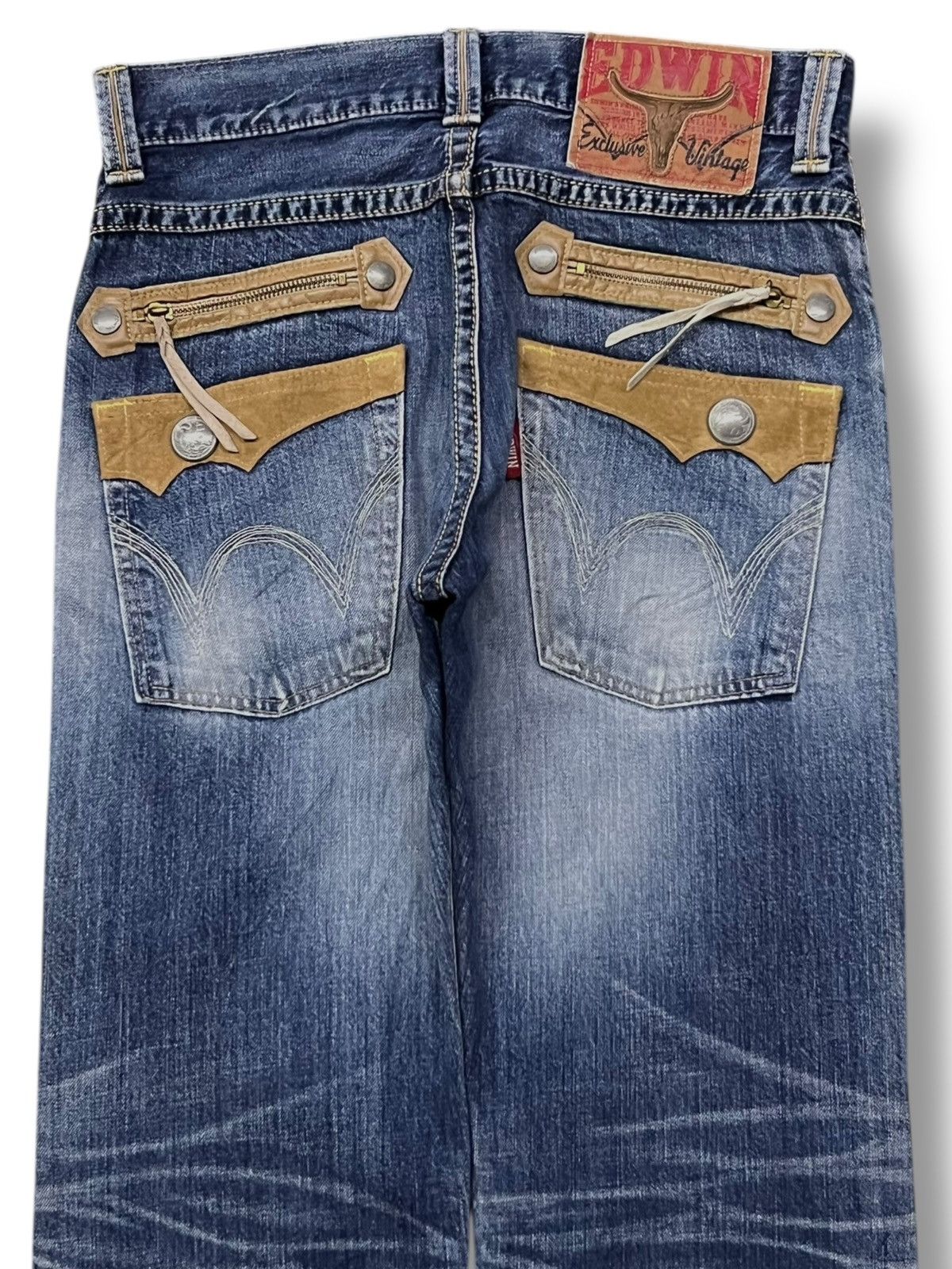 Edwin Vintage Edwin 483 XVS Exclusive Japan - Distressed Denim Size US 32 / EU 48 - 5 Thumbnail