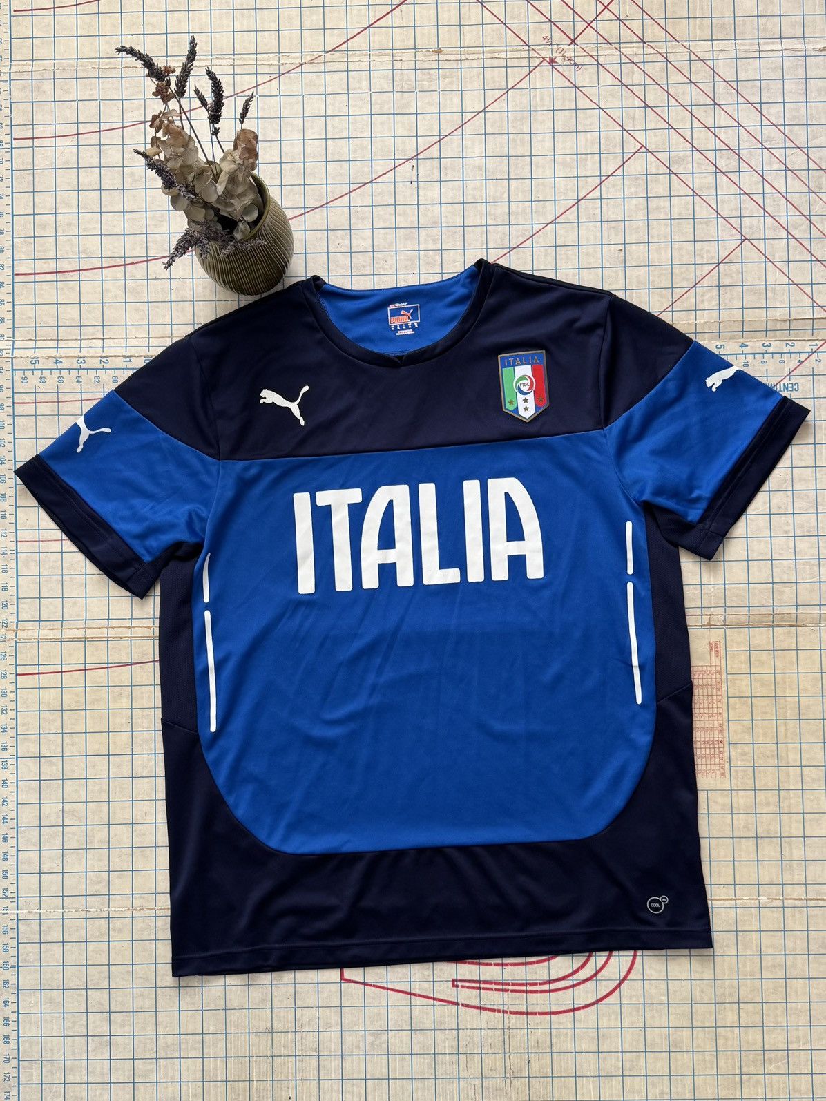 Puma Italia Italy Football Soccer Training Jersey 14-15 XL