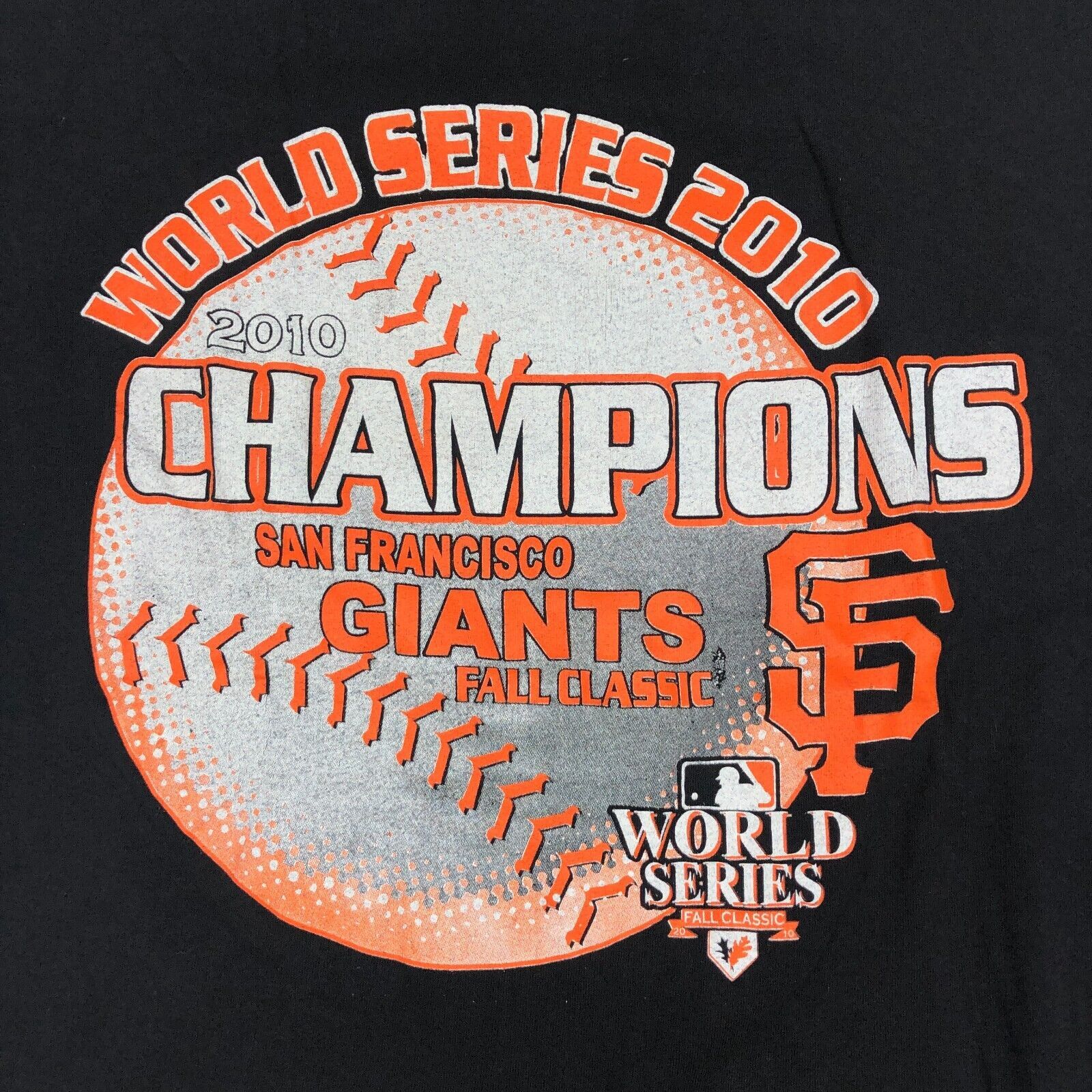 MLB × Vintage 2010 SF Giants World Series Champs Tee Shirt Large L B3 Size US L / EU 52-54 / 3 - 2 Thumbnail