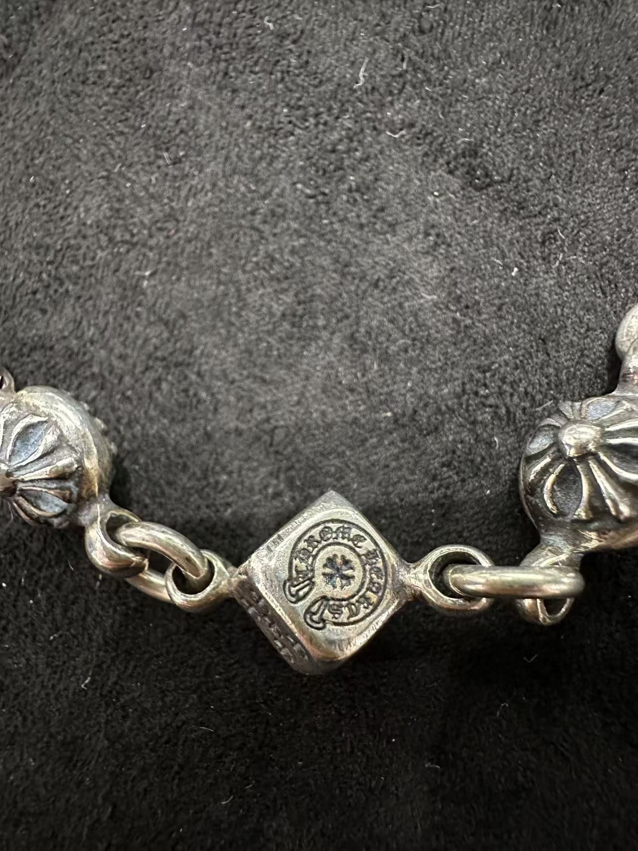 Chrome Hearts Chrome Hearts Silver Dice Cross Ball Wallet Chain Size ONE SIZE - 12 Thumbnail