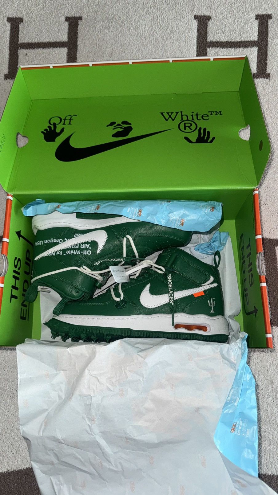 Off White Nike Air Force 1 Mid