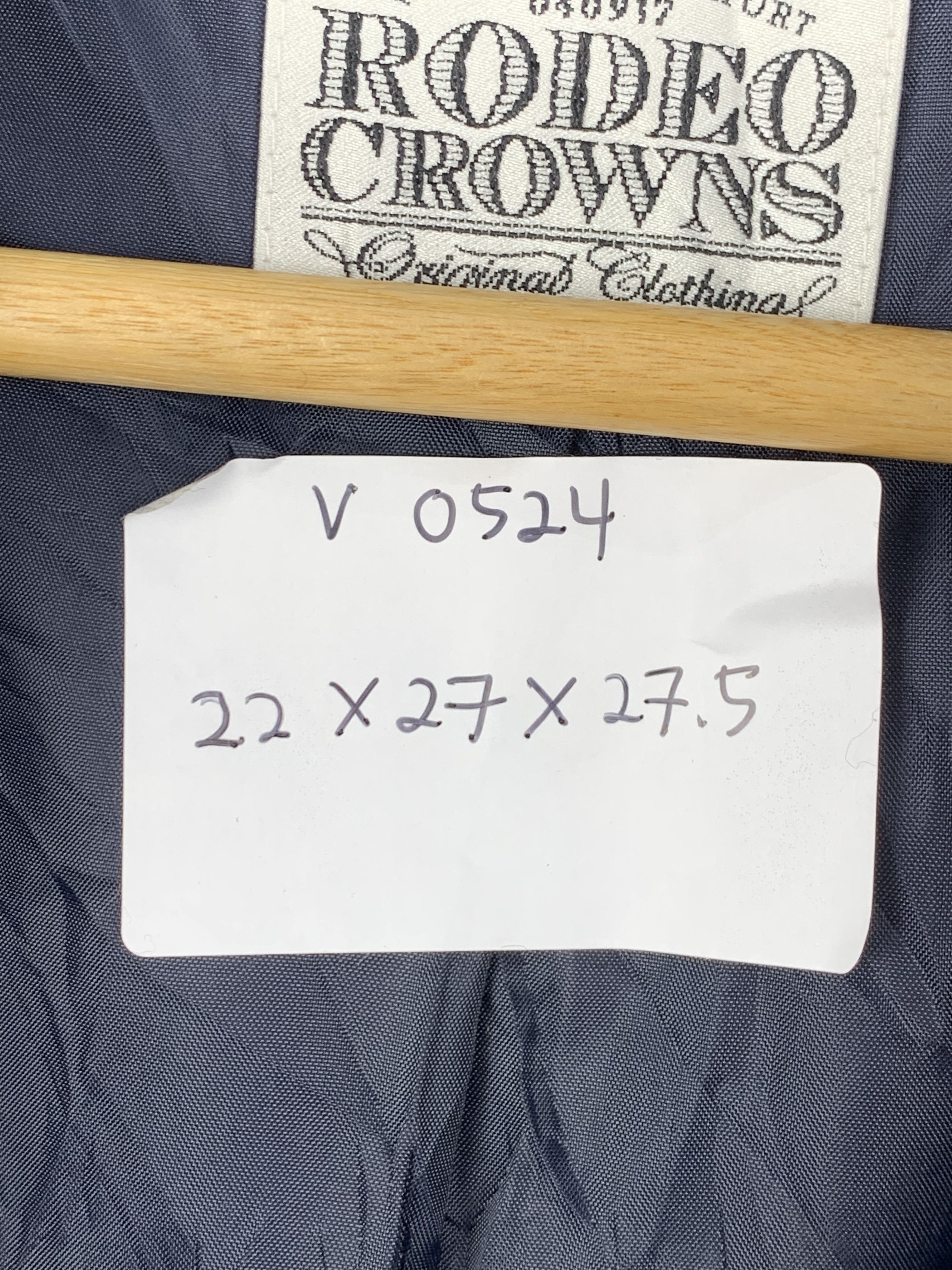 Vintage Vintage Rodeo Crowns Wool Varsity Jacket V0524 Size US M / EU 48-50 / 2 - 15 Thumbnail
