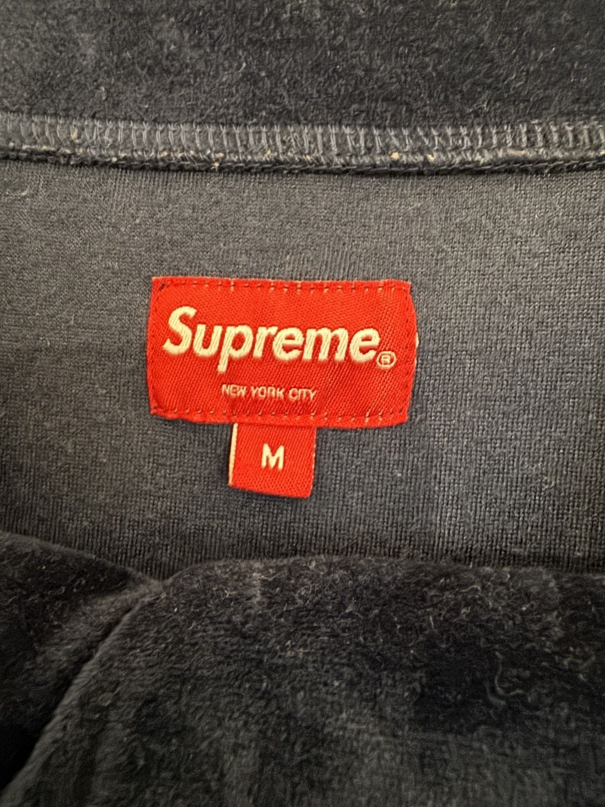 Supreme Supreme Croc Velour Two Piece Set Navy Size US M / EU 48-50 / 2 - 5 Thumbnail