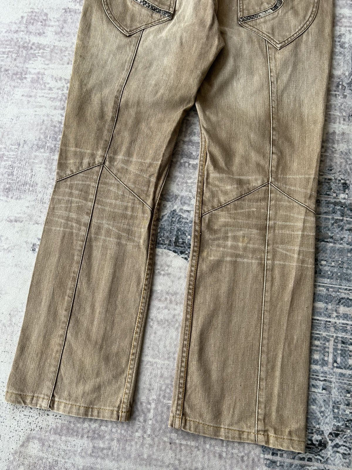 14th Addiction Snake Punk Semantic Design Pants Size US 31 - 15 Thumbnail