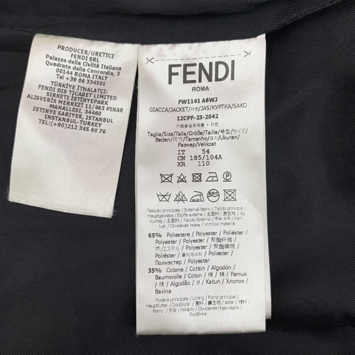 Fendi Fendi All-over FF Logo Printed Long Sleeve Shirt K26WX Size US XL / EU 56 / 4 - 6 Thumbnail