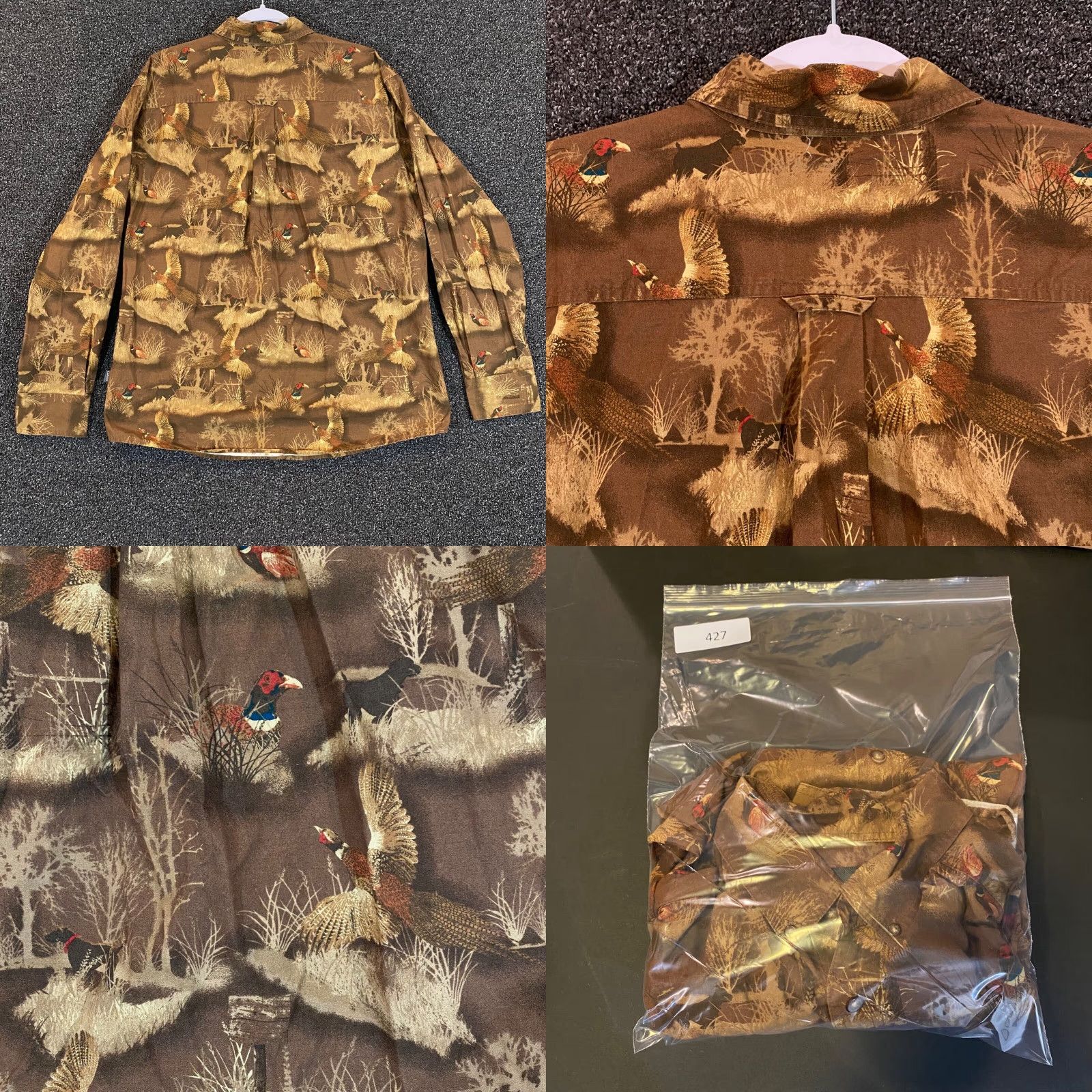 Vintage Cabela's Shirt Mens Large Brown Pheasant Plaid Button-Up Outdoors L/S Shirt Mens Large Brown Pheasant Plaid Button-Up Outdoors L/S Size US L / EU 52-54 / 3 - 8 Thumbnail