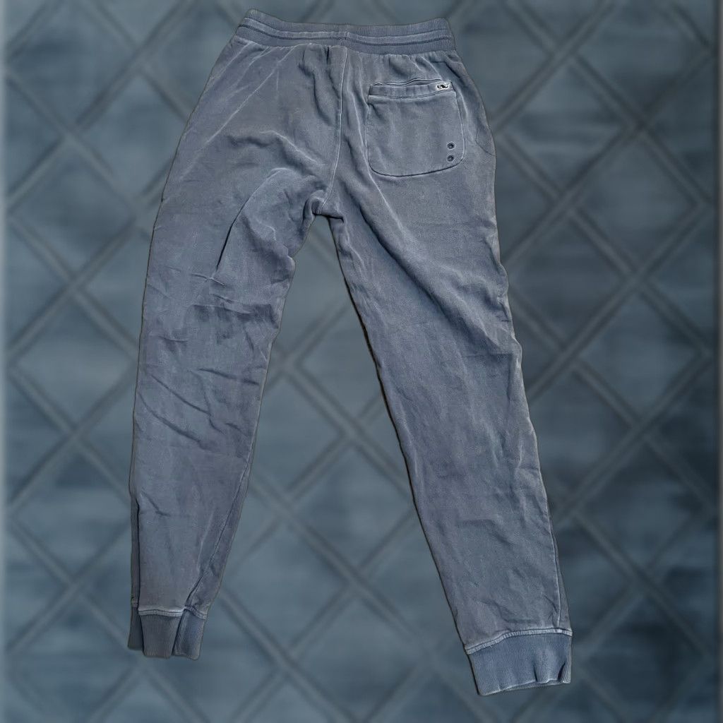 Vineyard Vines Vineyard Vines Sweatpants Mens XS Blue Drawstring Cotton Polyester Jogger Pants Lounge Soft Pockets Logo 31 in Inseam Size US 27 - 1 Thumbnail