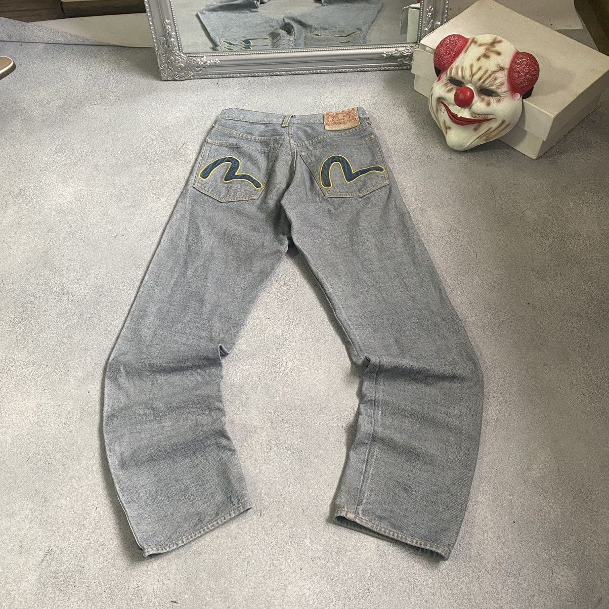 Evisu Vintage Evisu Jeans Embroidered Logo Baggy Y2K Size US 28 / EU 44 - 4 Thumbnail