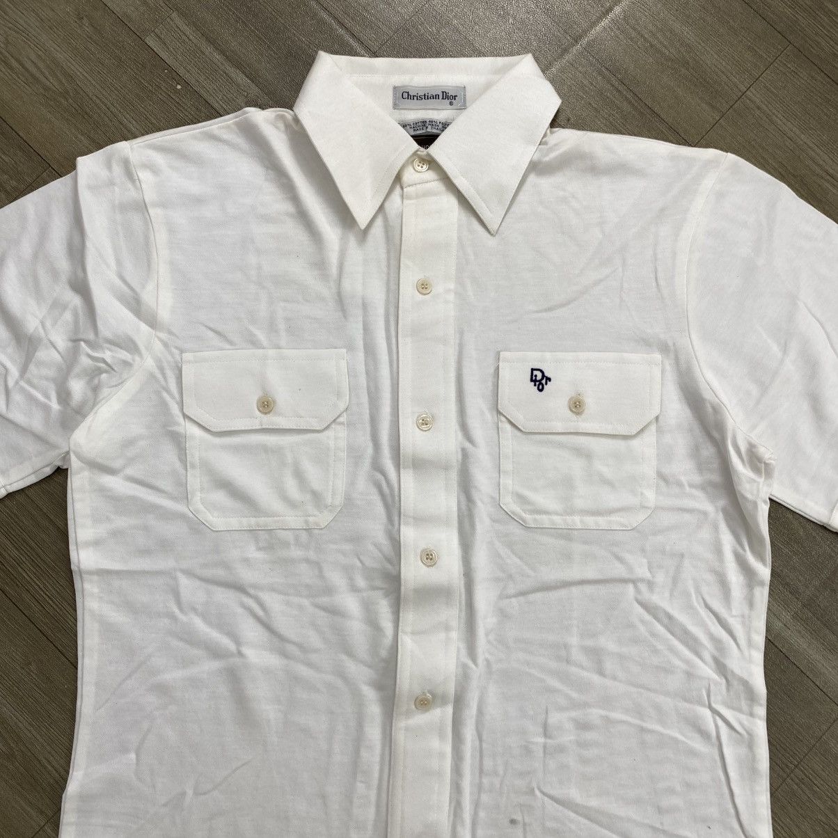Christian Dior Monsieur Vintage Christian Dior Liberty House Hawaiian White Shirt Size US M / EU 48-50 / 2 - 2 Thumbnail
